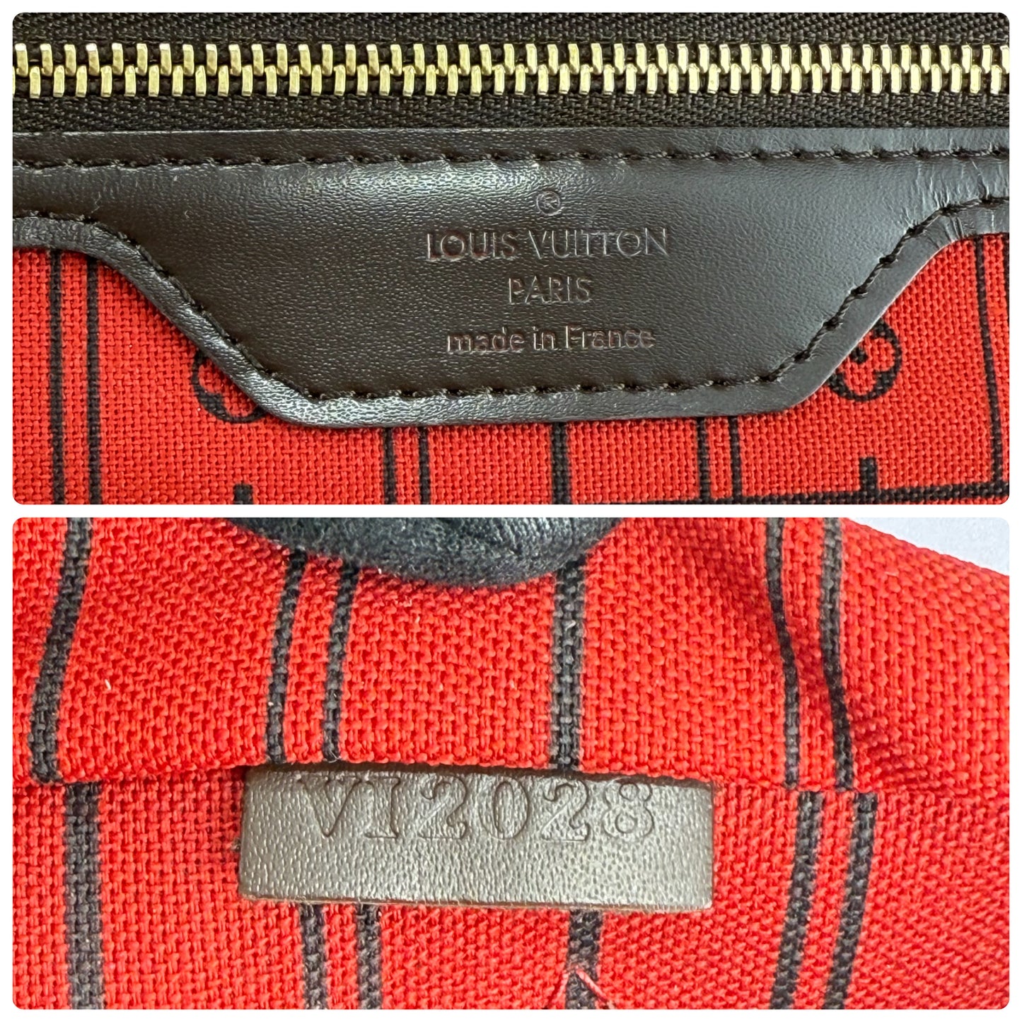Louis Vuitton Neverful PM Damier Ebene