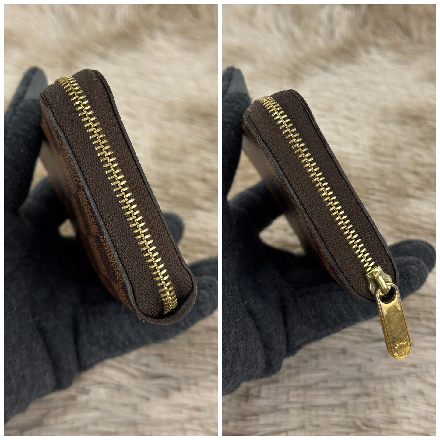 Louis Vuitton Damier Ebene Zippy Coin Purse