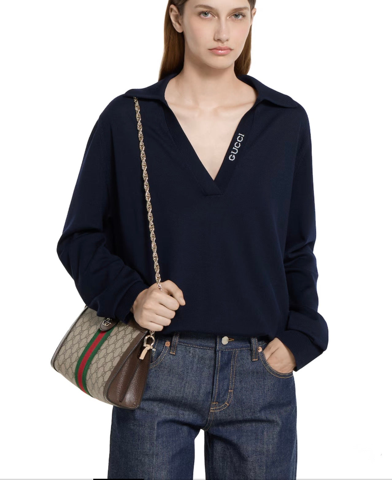 Gucci GG Ophidia Small GG Supreme Chain