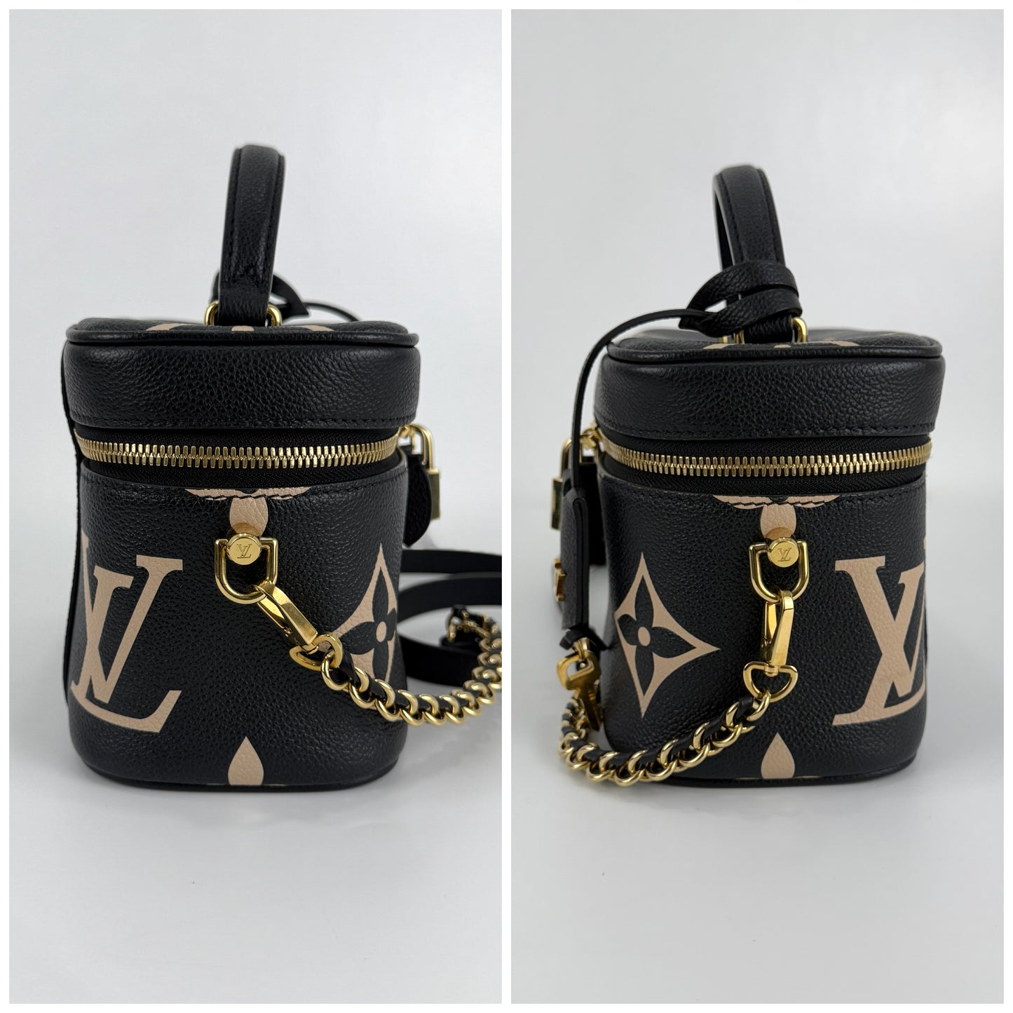 Louis Vuitton Vanity PM Bicolour Monogram Empreinte Leather