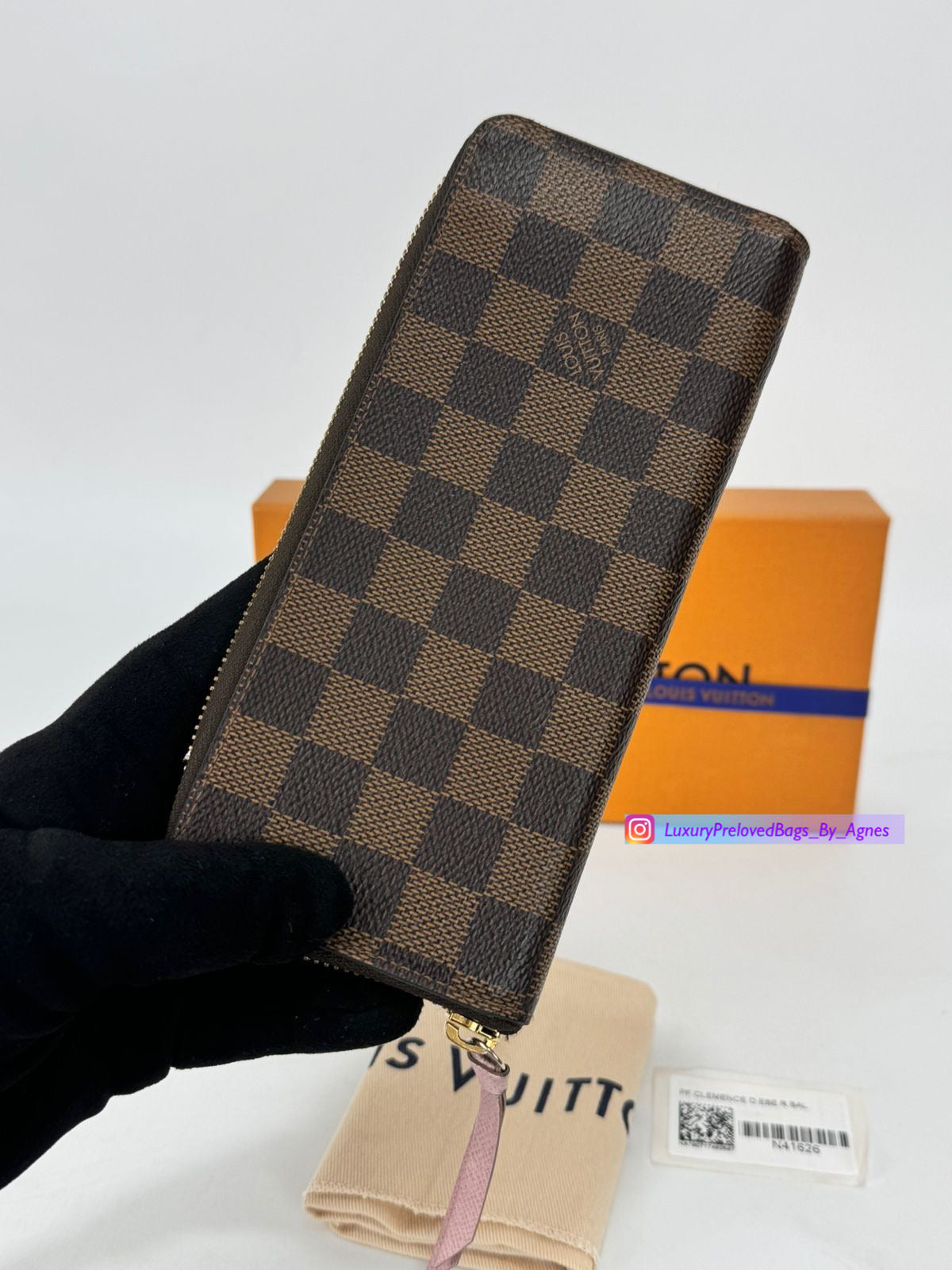 Louis Vuitton Clemence Wallet Damier Ebene