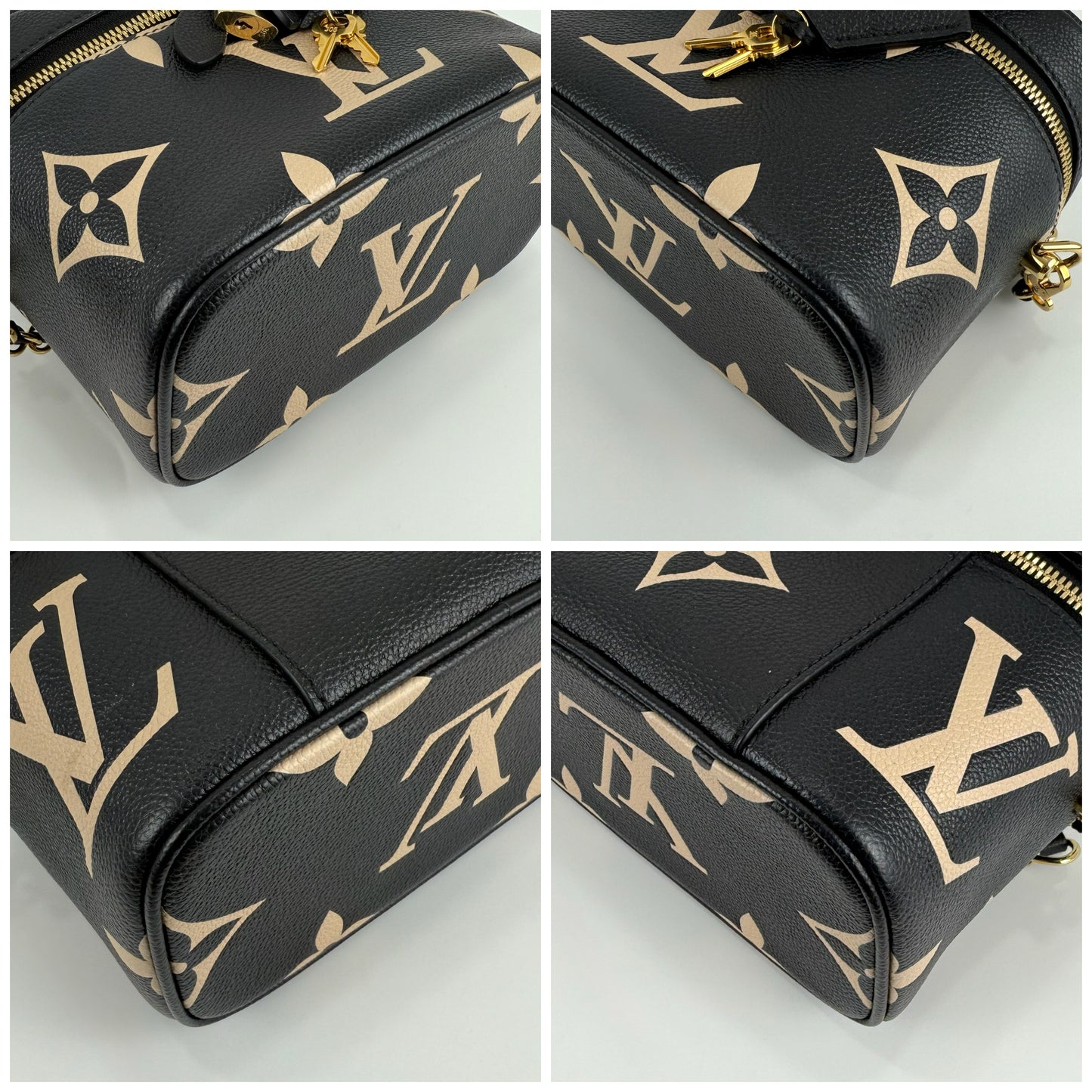 Louis Vuitton Vanity PM Bicolour Monogram Empreinte Leather