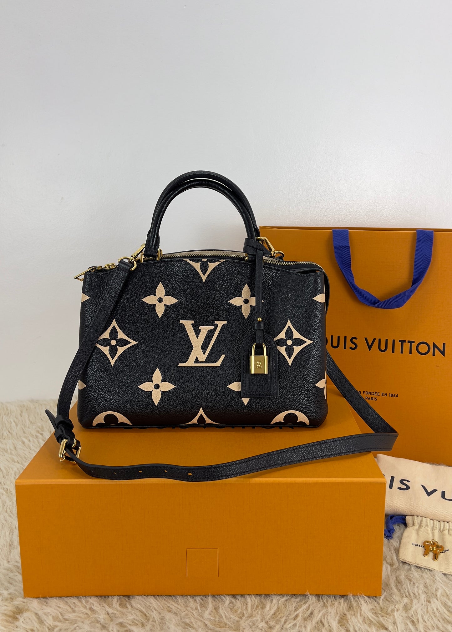 Louis Vuitton Petit Palais Bicolour Monogram Empreinte