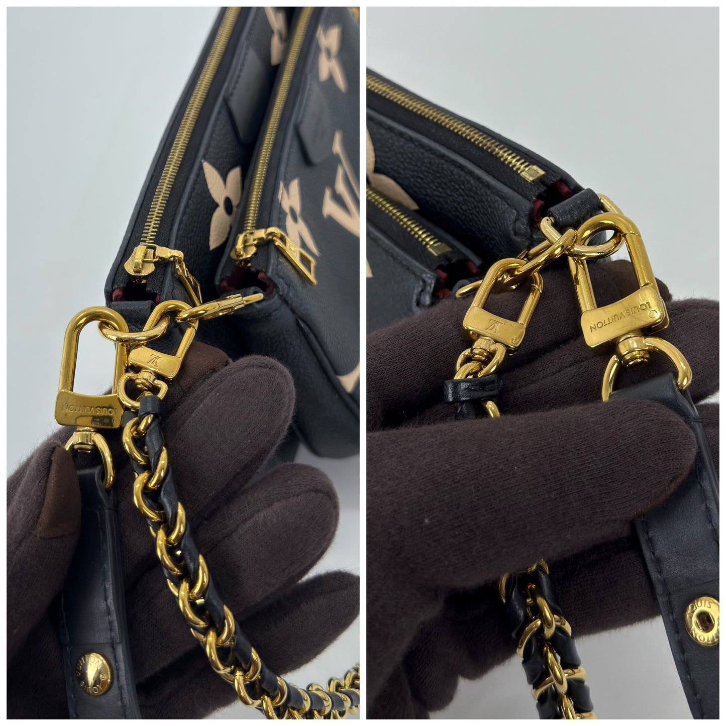 Louis Vuitton Multi Pochette Accesoires Monogram Empreinte