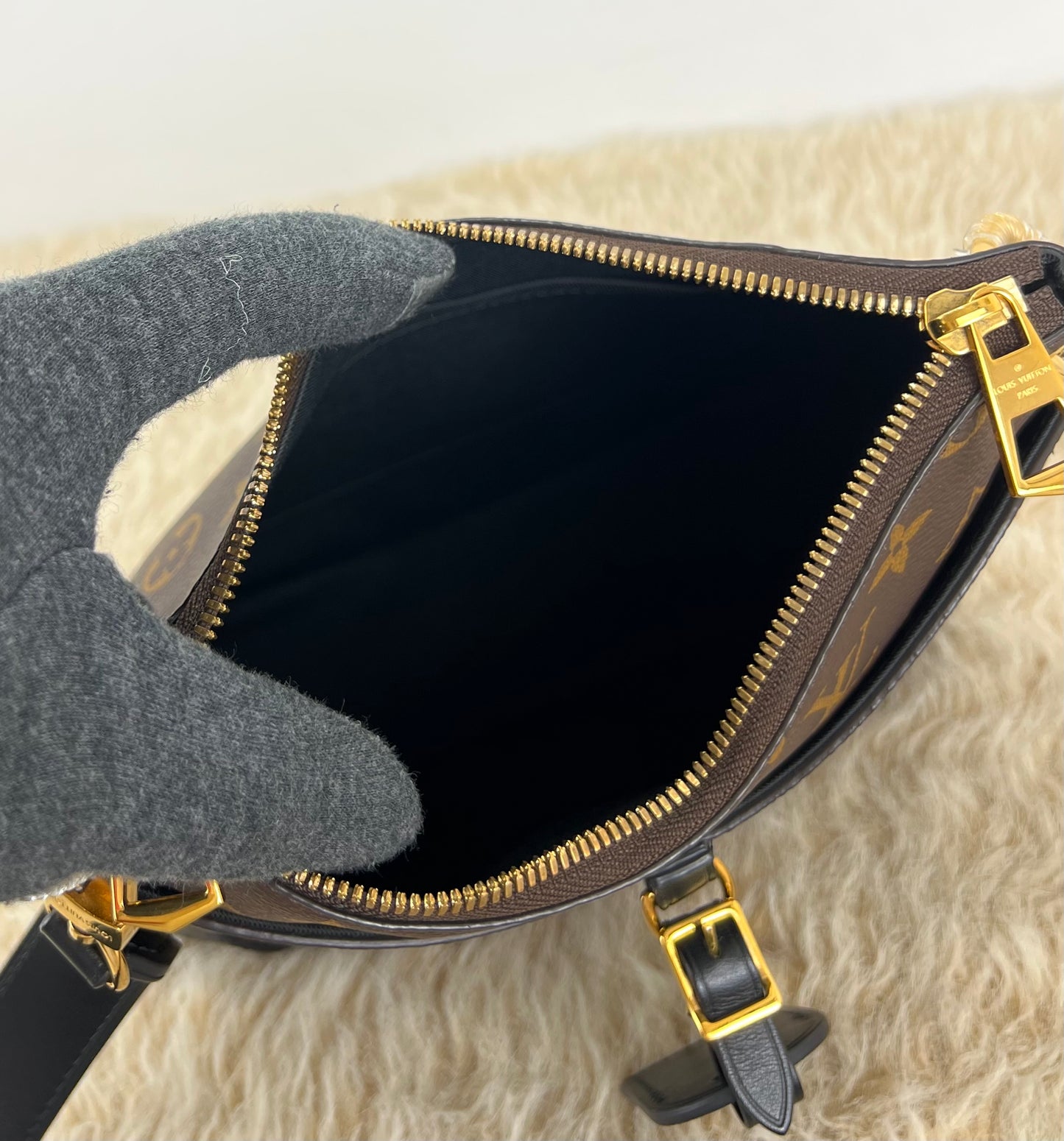 Louis Vuitton Monogram Canvas Odeon PM Noir