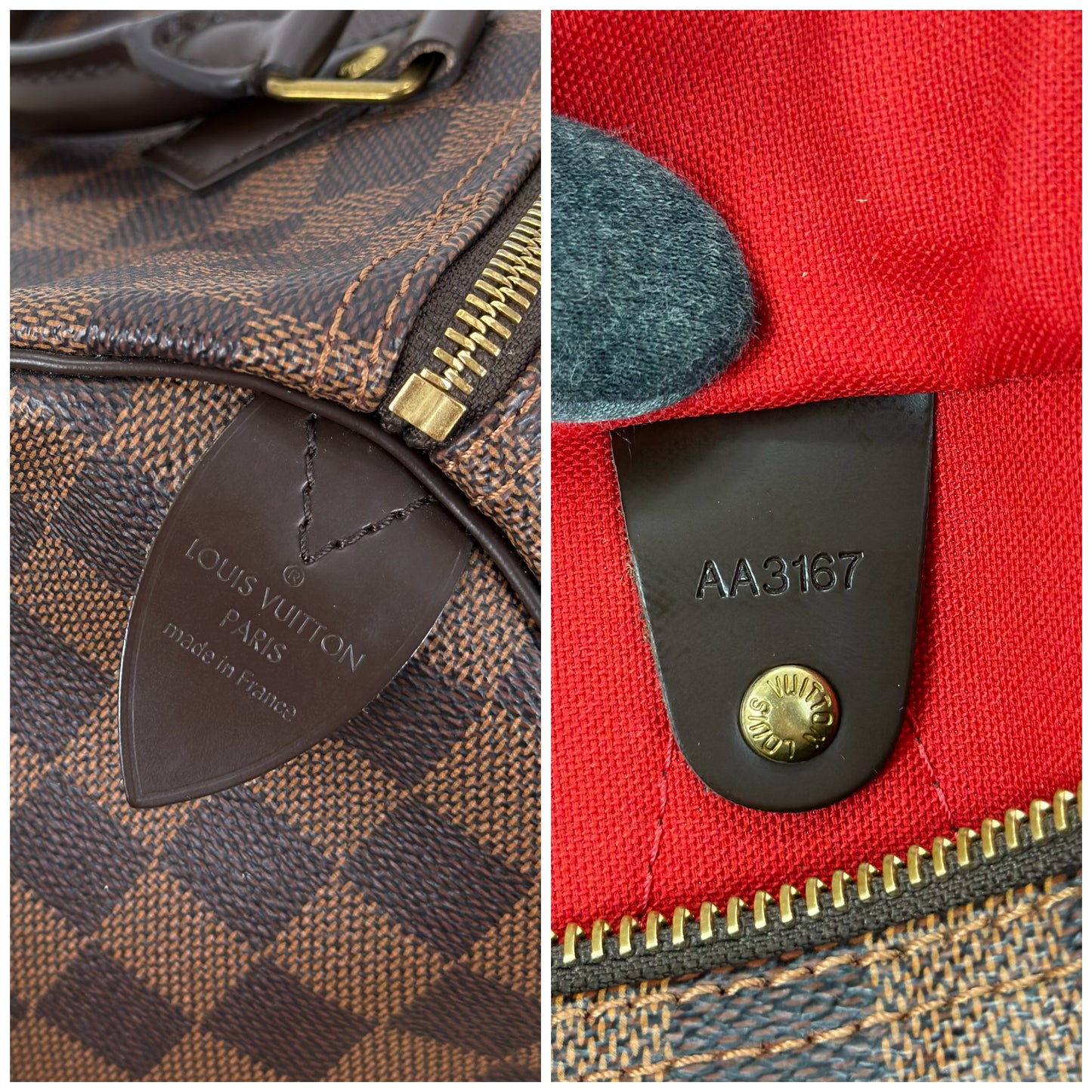 Louis Vuitton Speedy 30 Damier Ebene Canvas