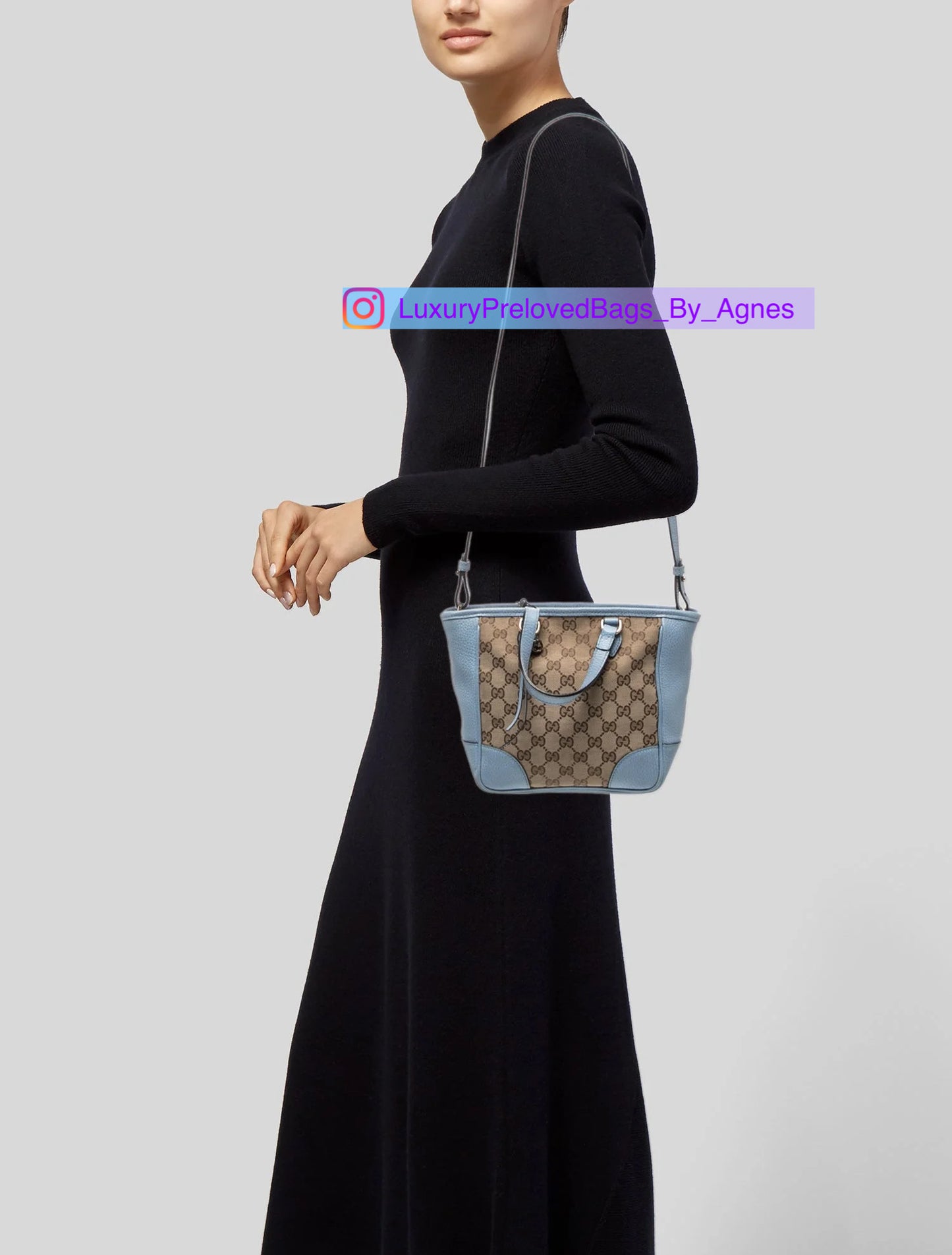Gucci Bree GG Canvas Tote Bag