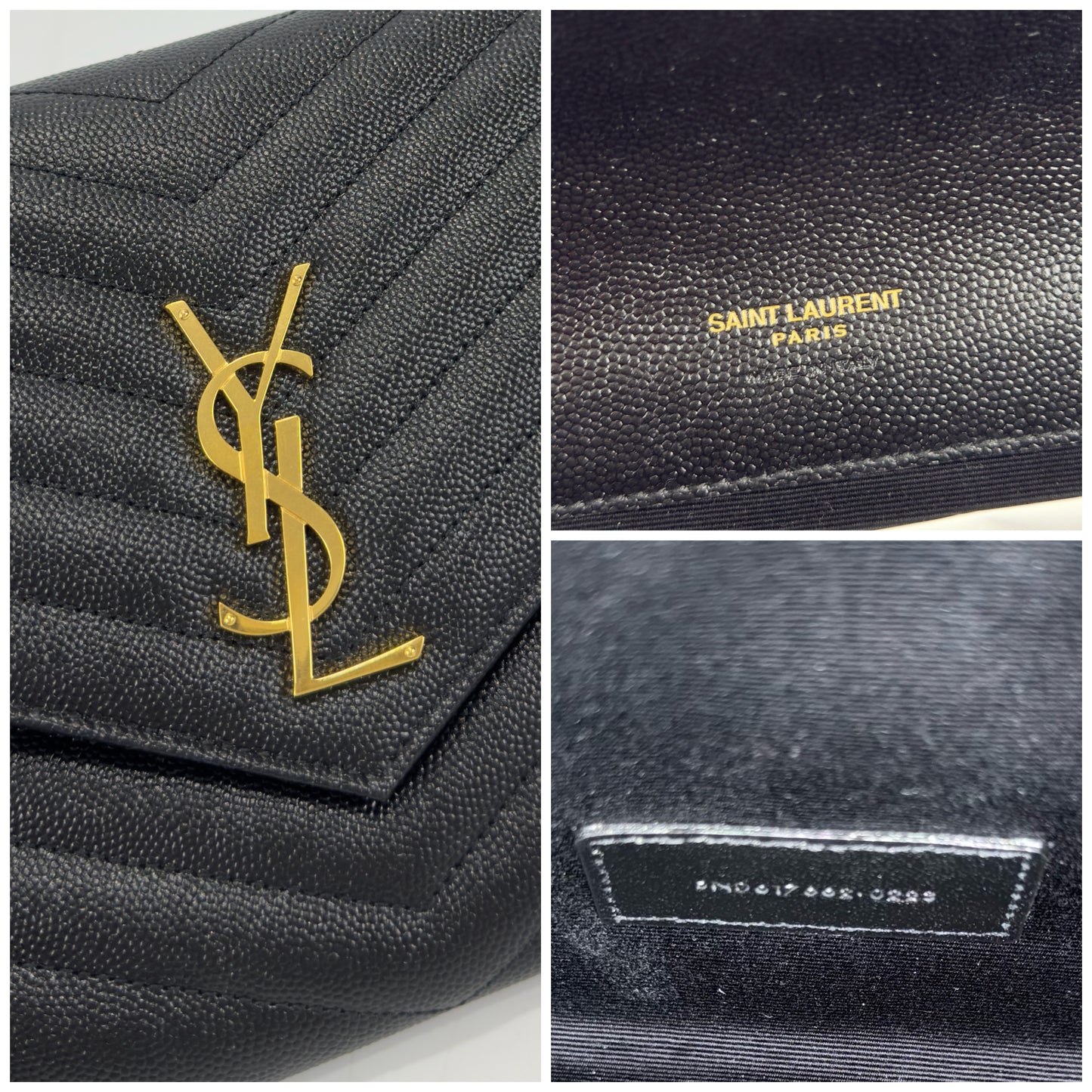 Saint Laurent Cassandre Envelope Wrislet Clutch