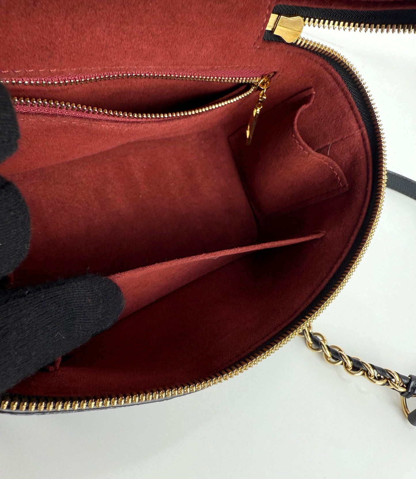 Louis Vuitton Vanity PM Bicolour Monogram Empreinte Leather