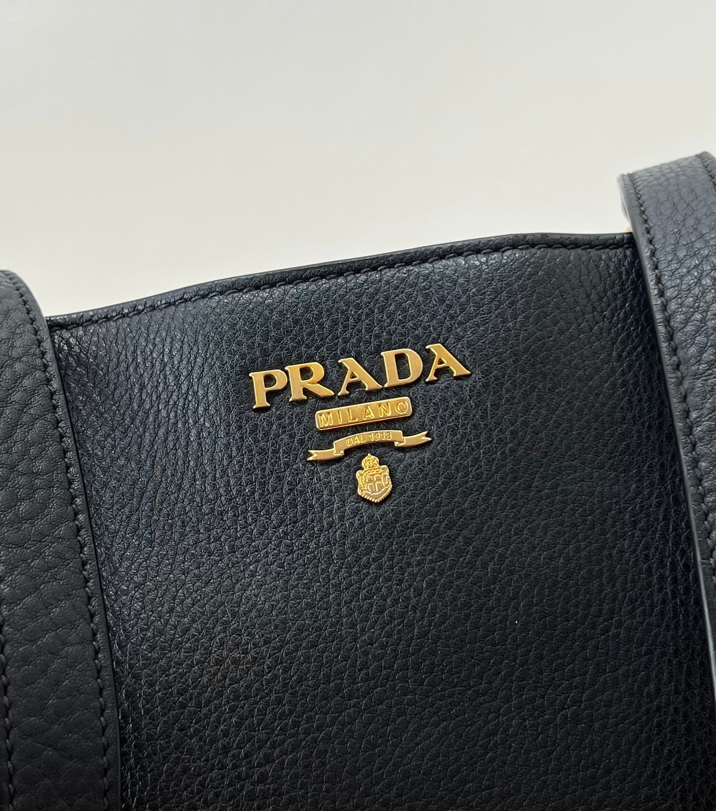 Prada Vitello Daino Leather Shoulder Bag