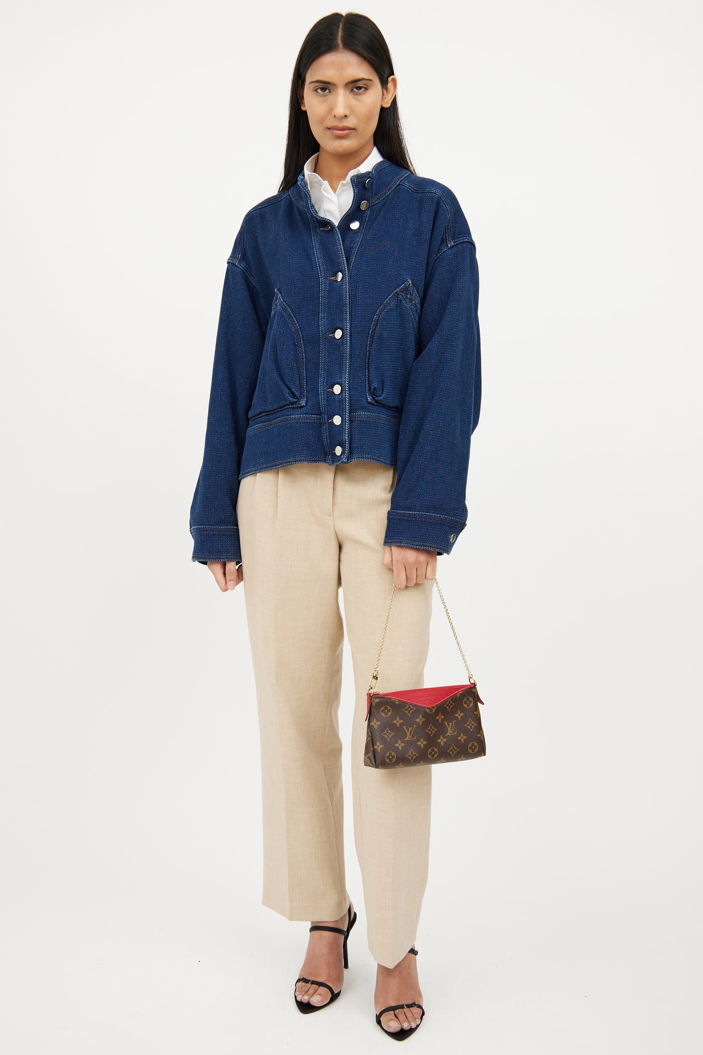 Louis Vuitton Pallas Cluth Monogram Canvas
