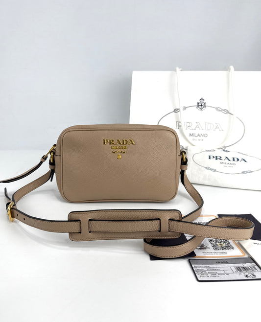 Prada Vitello Phenix Leather Cammeo Small Size