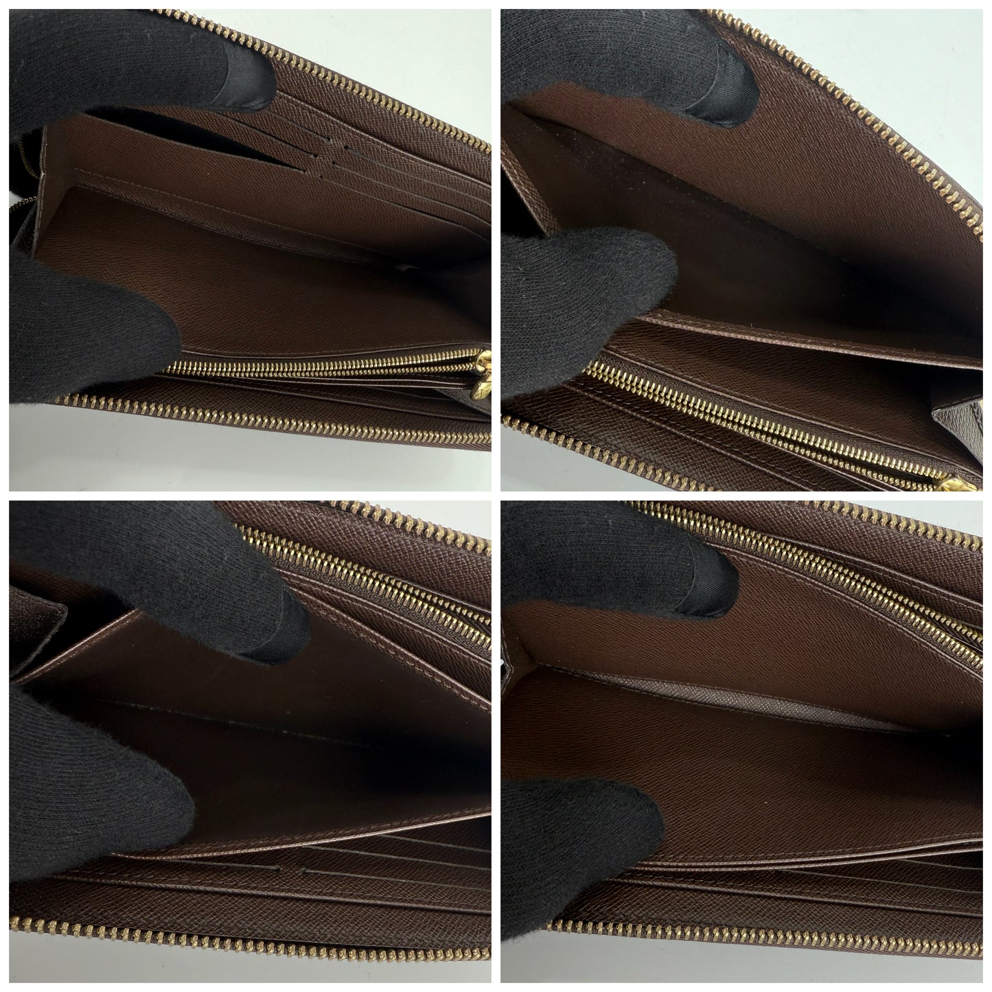 Louis Vuitton Zippy Wallet Damier Ebene