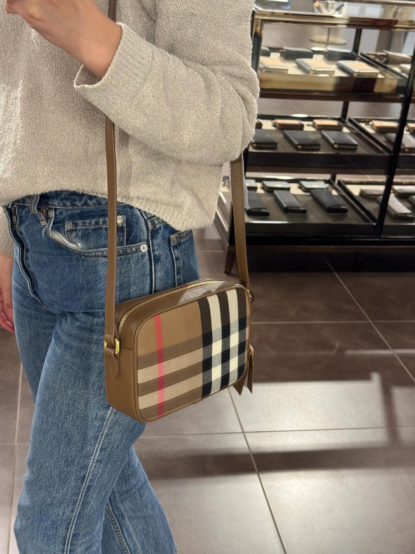 Burberry Burberry Nova Check Camera Bag