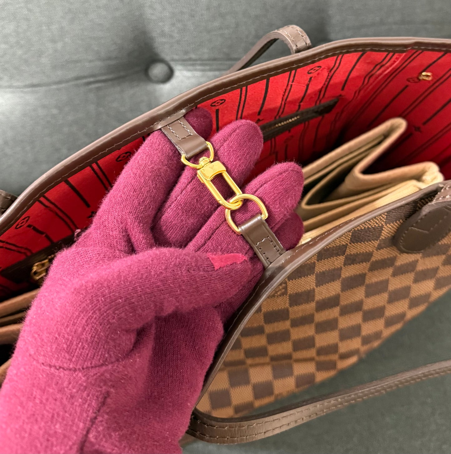 Louis Vuitton Neverful MM Damier Ebene