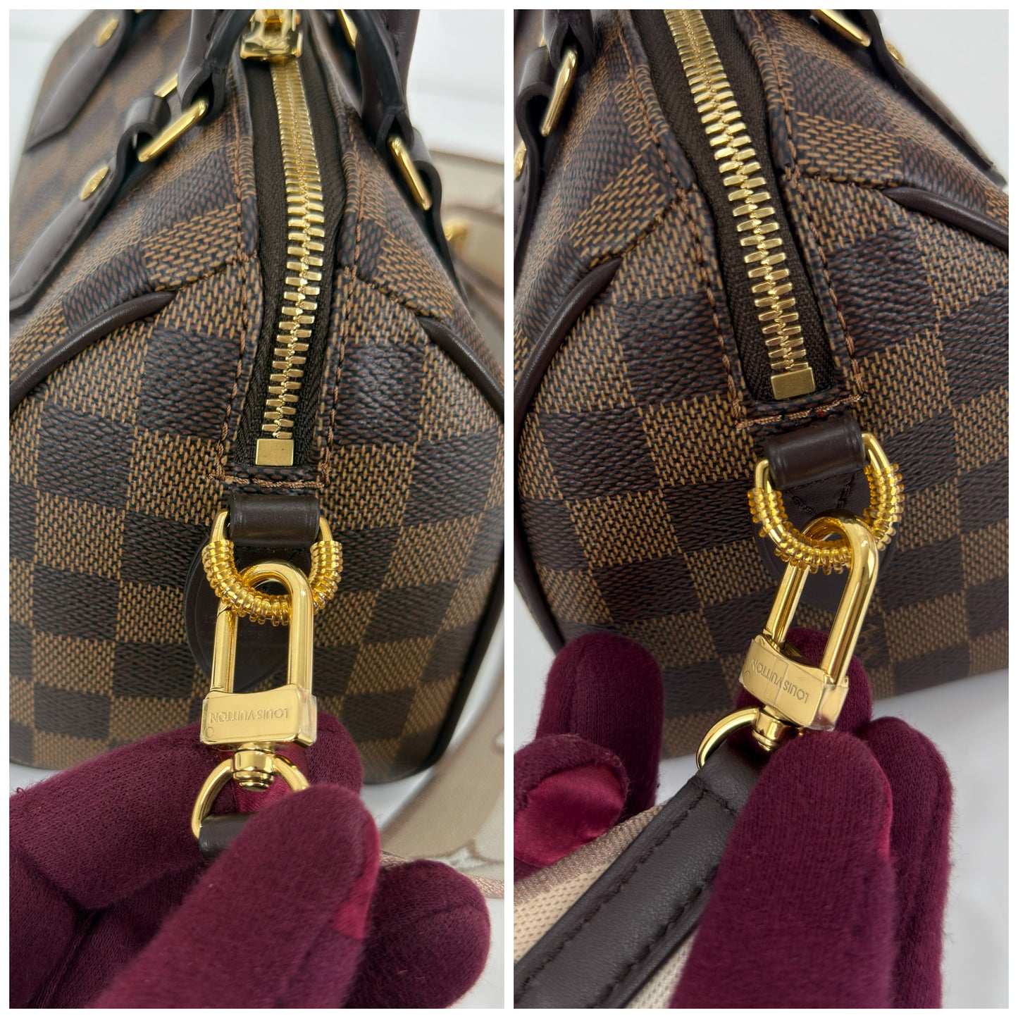 Louis Vuitton Speedy Bandoulière 20 Damier Ebene