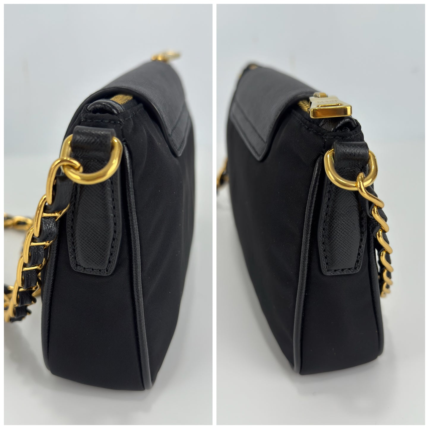 Prada Tessuto Saffiano Bandoliera