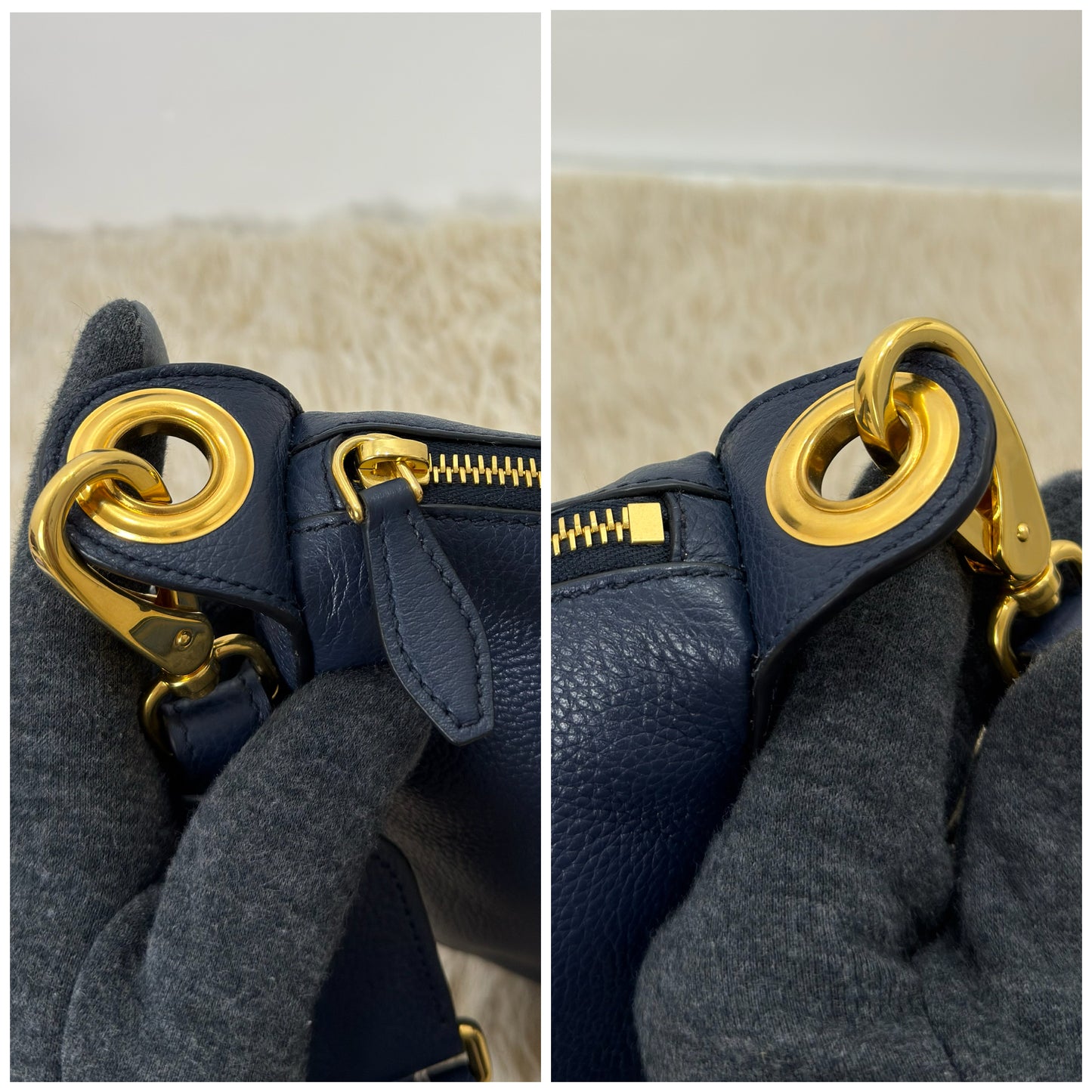 Prada Vitello Phenix Leather Crossbody Bag
