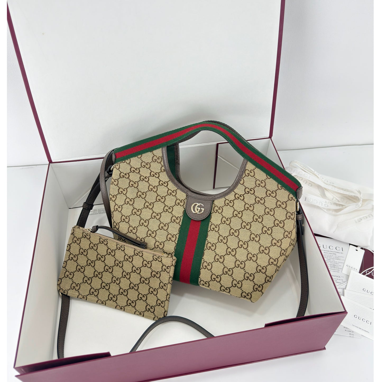 Gucci GG Giglio Small Tote Bag