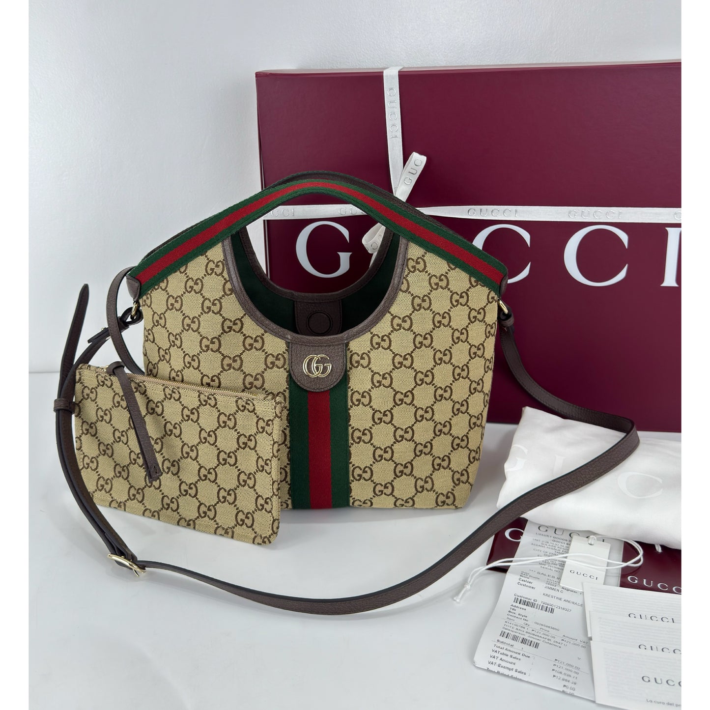 Gucci GG Giglio Small Tote Bag