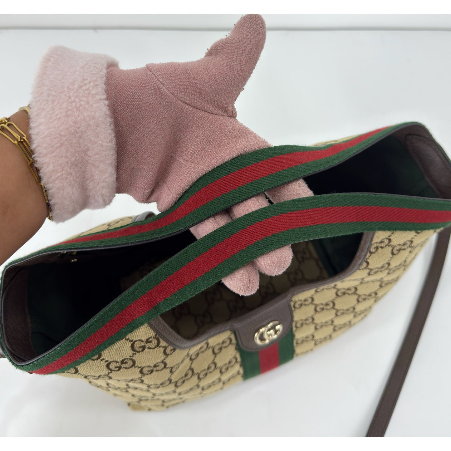 Gucci GG Giglio Small Tote Bag