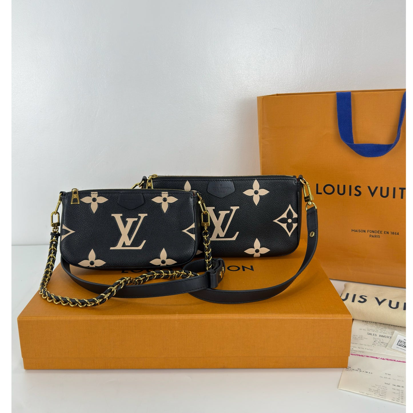 Louis Vuitton Multi Pochette Accesoires Monogram Empreinte