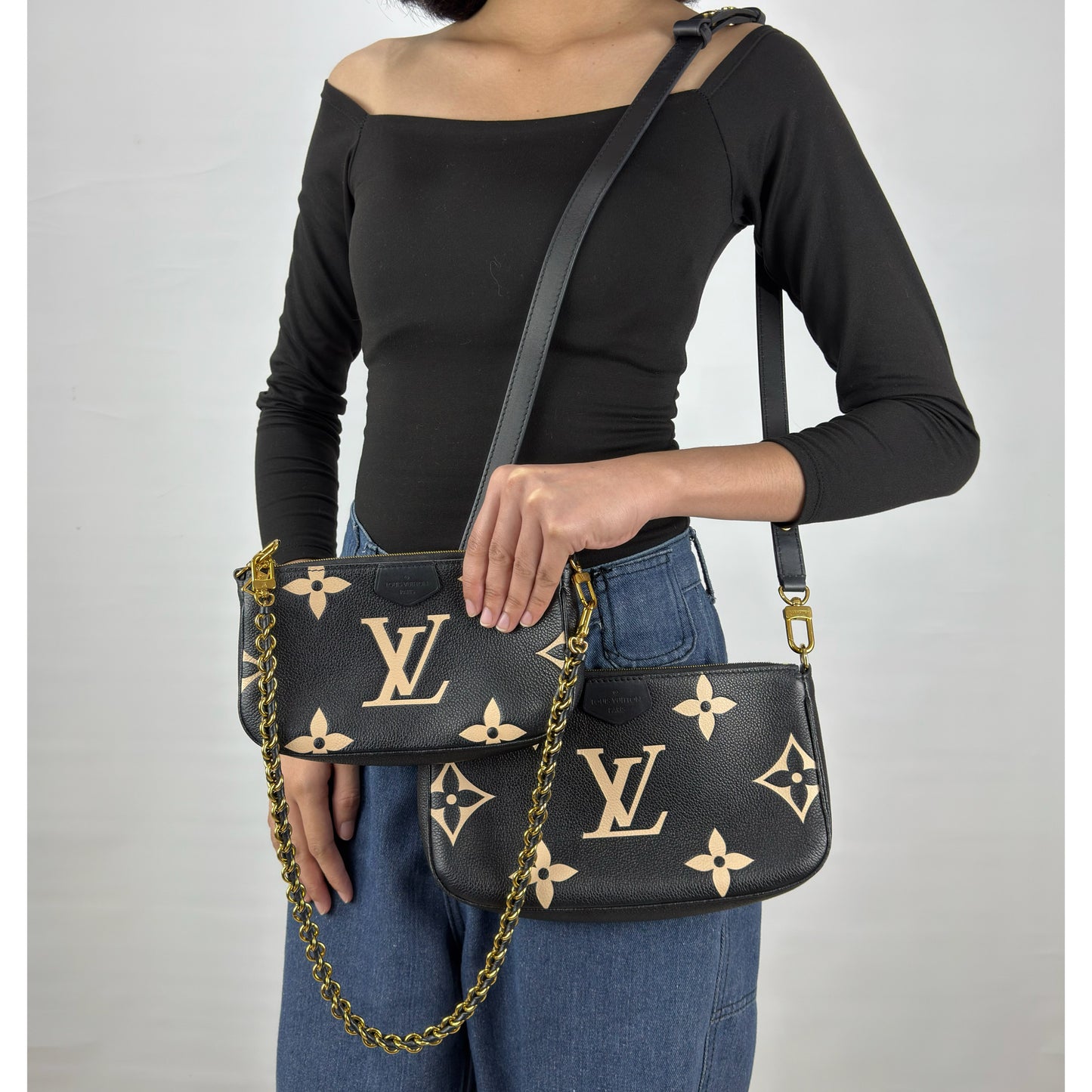 Louis Vuitton Multi Pochette Accesoires Monogram Empreinte