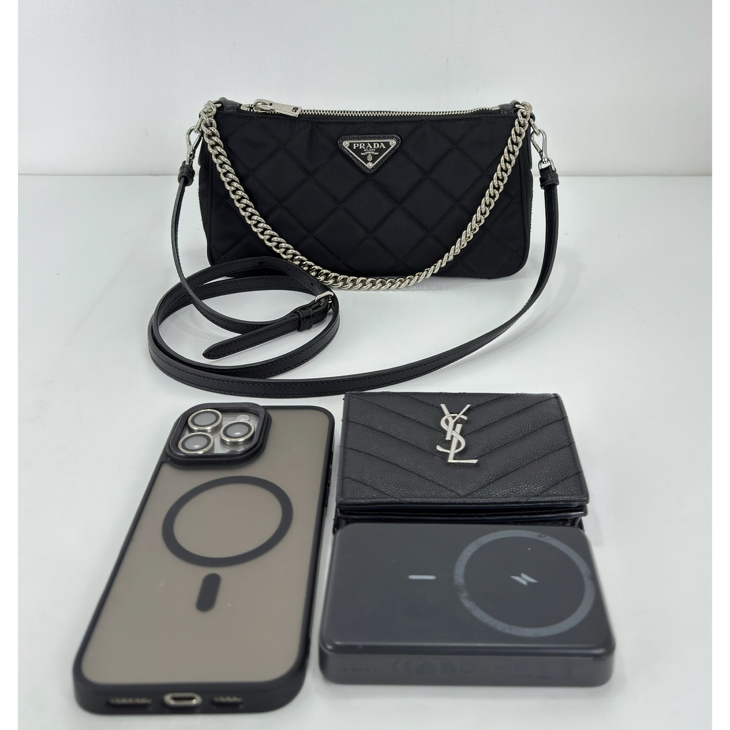 Prada Tessuto Impuntu Quilted Nylon