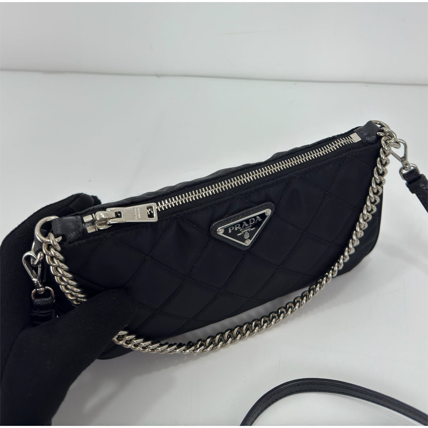 Prada Tessuto Impuntu Quilted Nylon