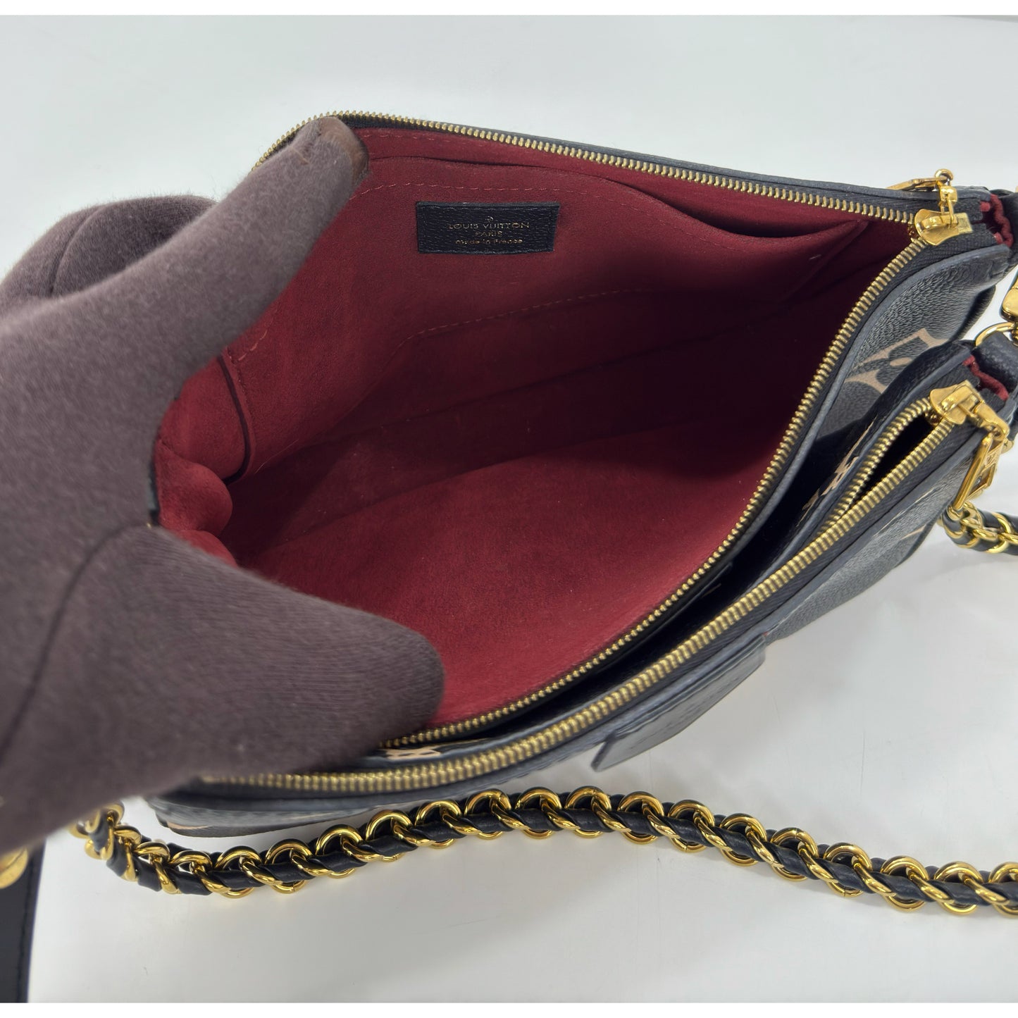 Louis Vuitton Multi Pochette Accesoires Monogram Empreinte