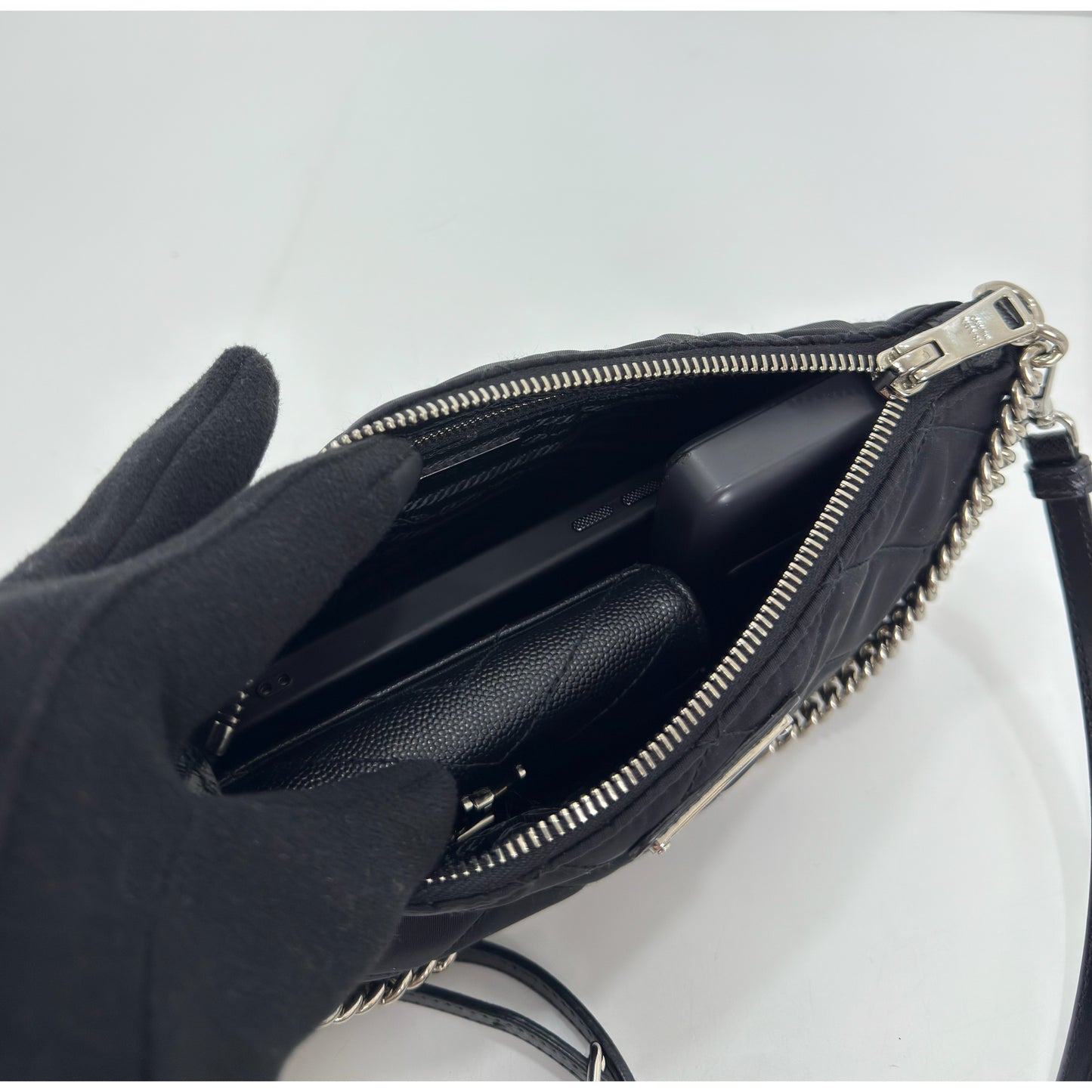 Prada Tessuto Impuntu Quilted Nylon