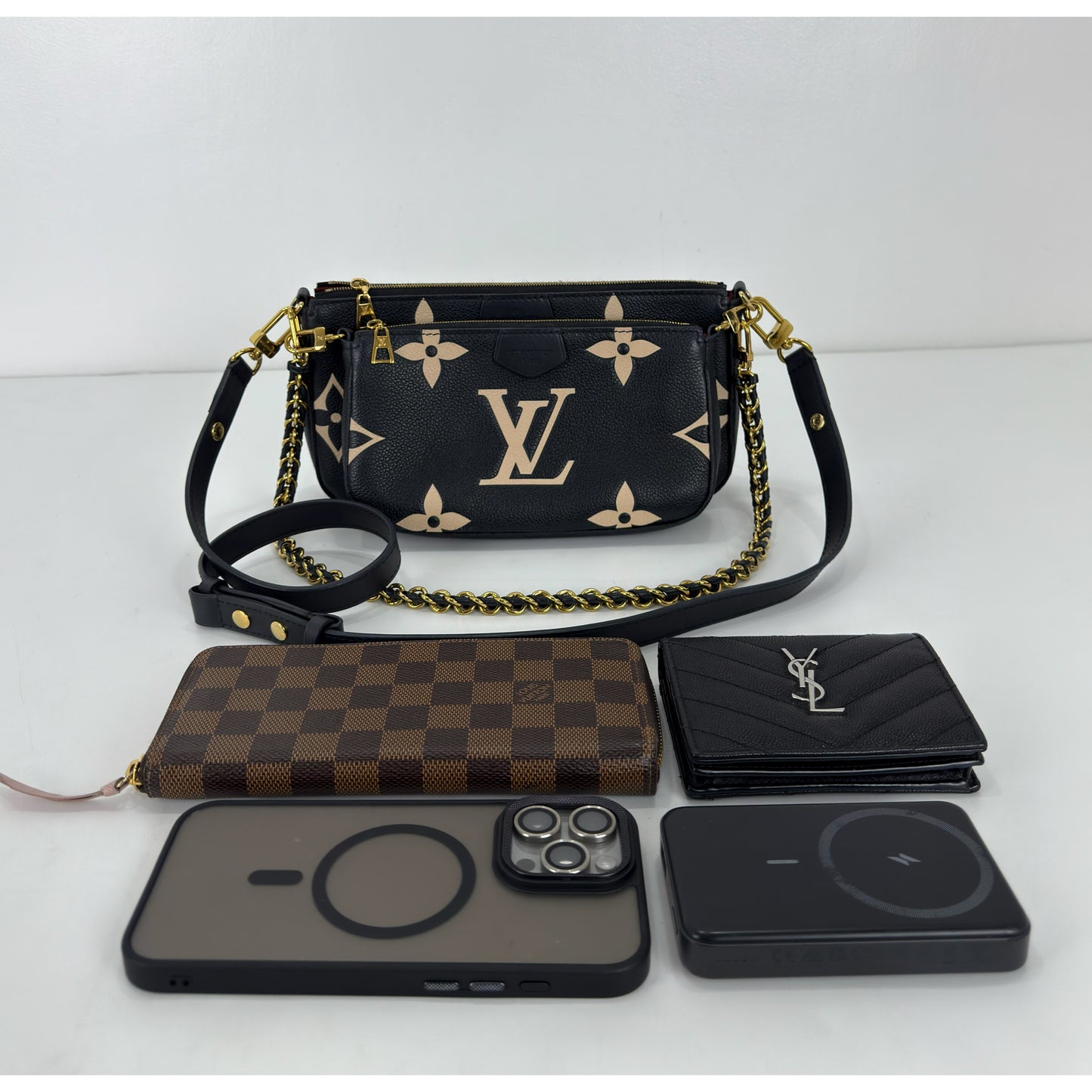 Louis Vuitton Multi Pochette Accesoires Monogram Empreinte