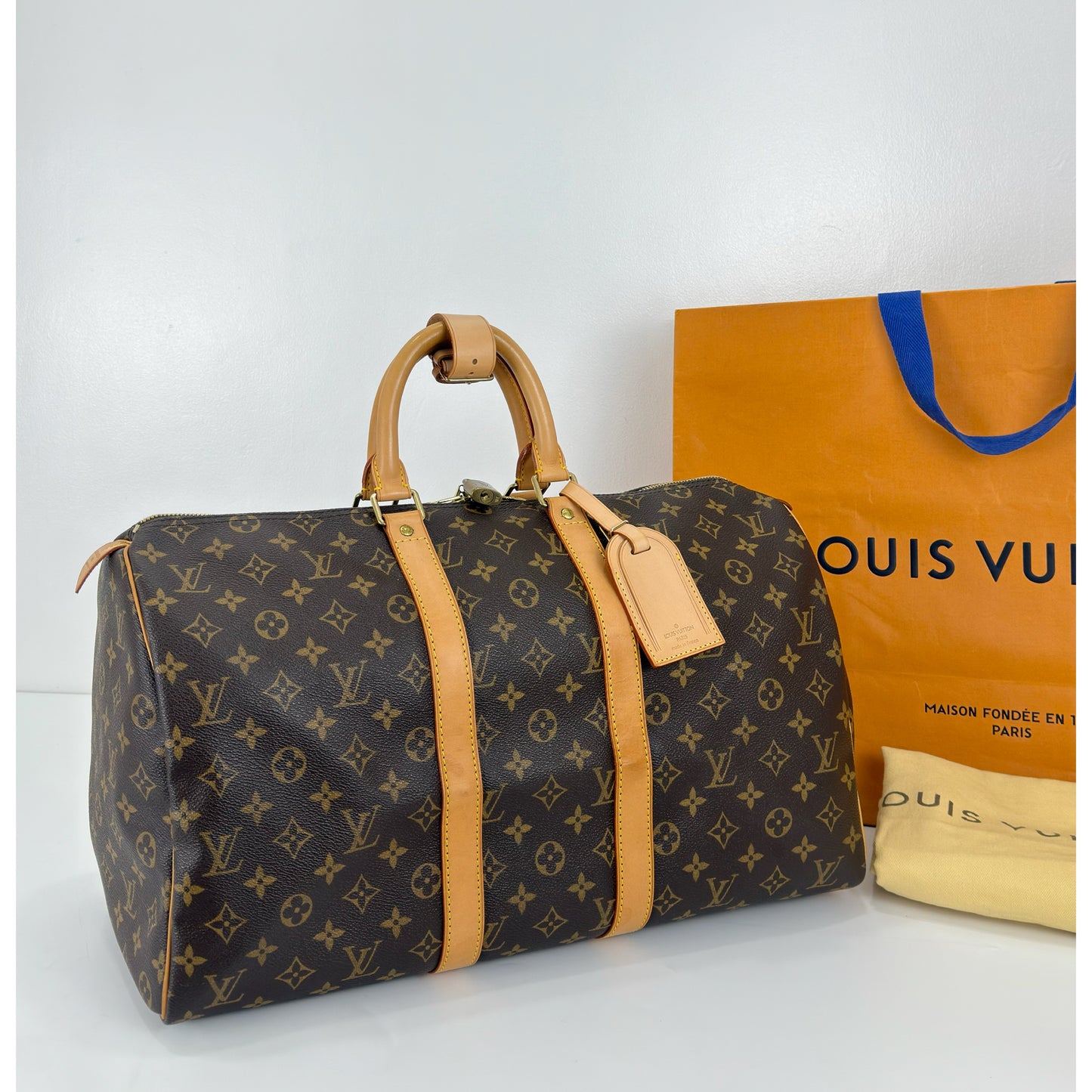 Louis Vuitton Monogram Canvas Keepal 45