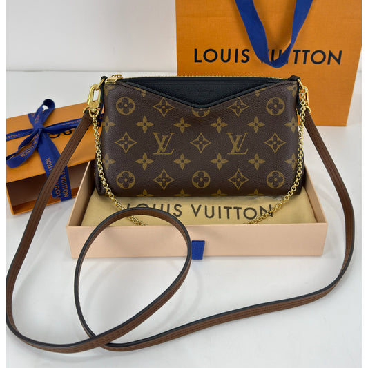 Louis Vuitton Monogram Canvas Pallas Clutch