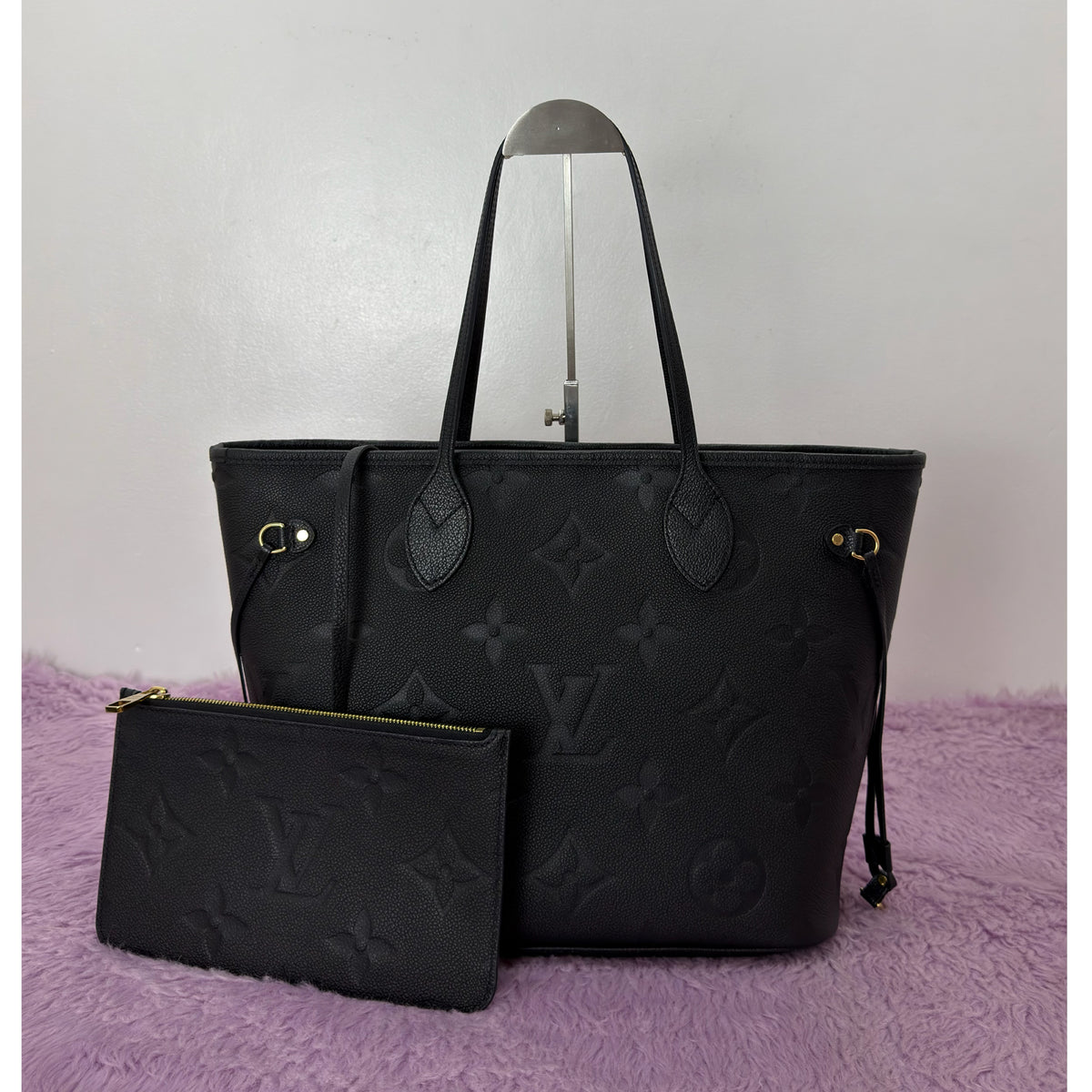 Louis Vuitton Neverfull MM Monogram Empreinte Leather