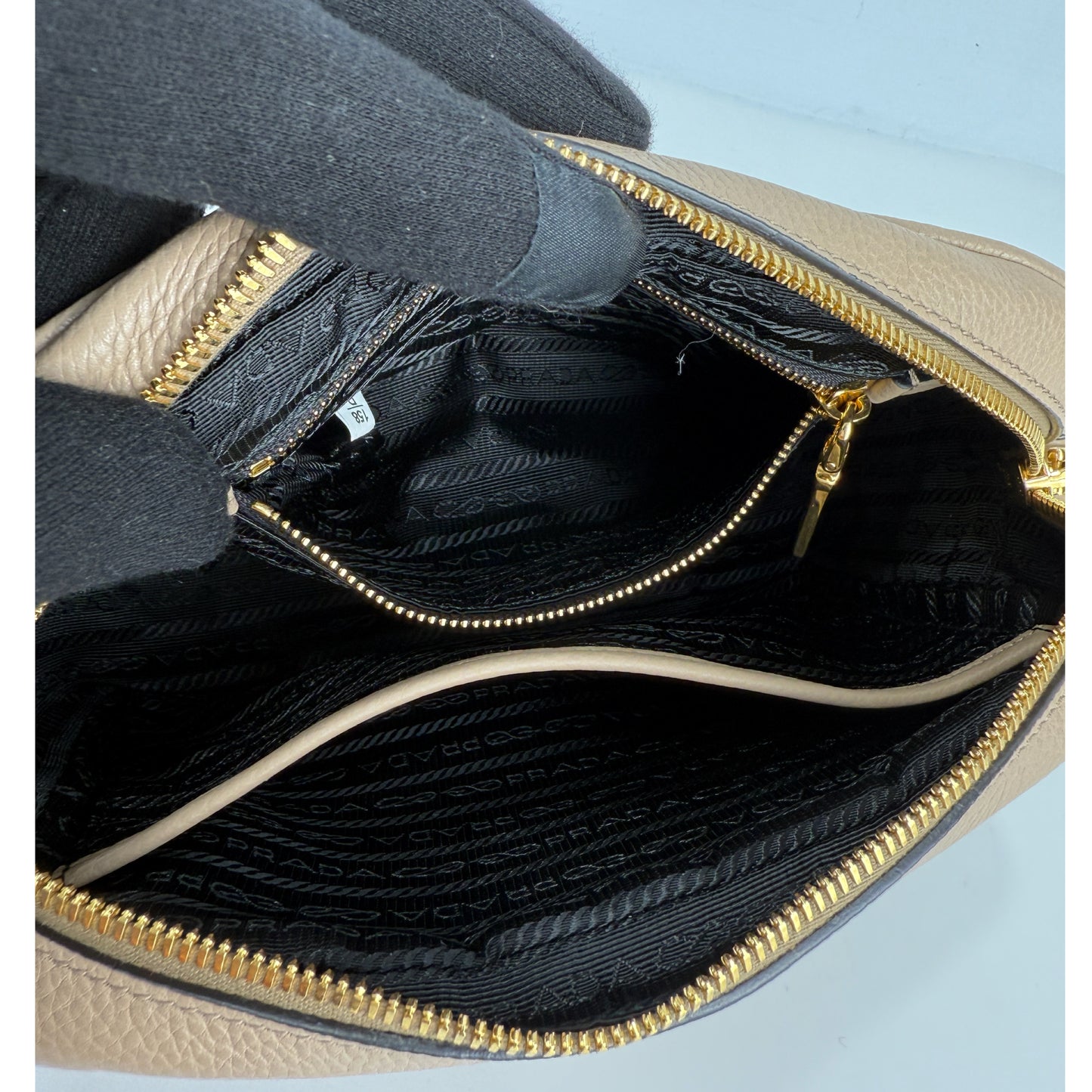 Prada Vitello Phenix Leather Cammeo Small Size