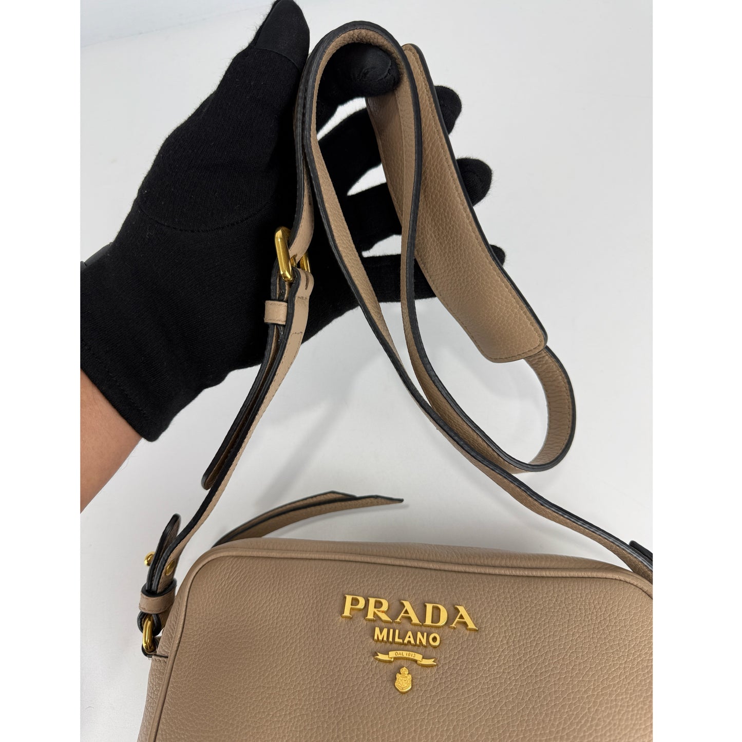Prada Vitello Phenix Leather Cammeo Small Size