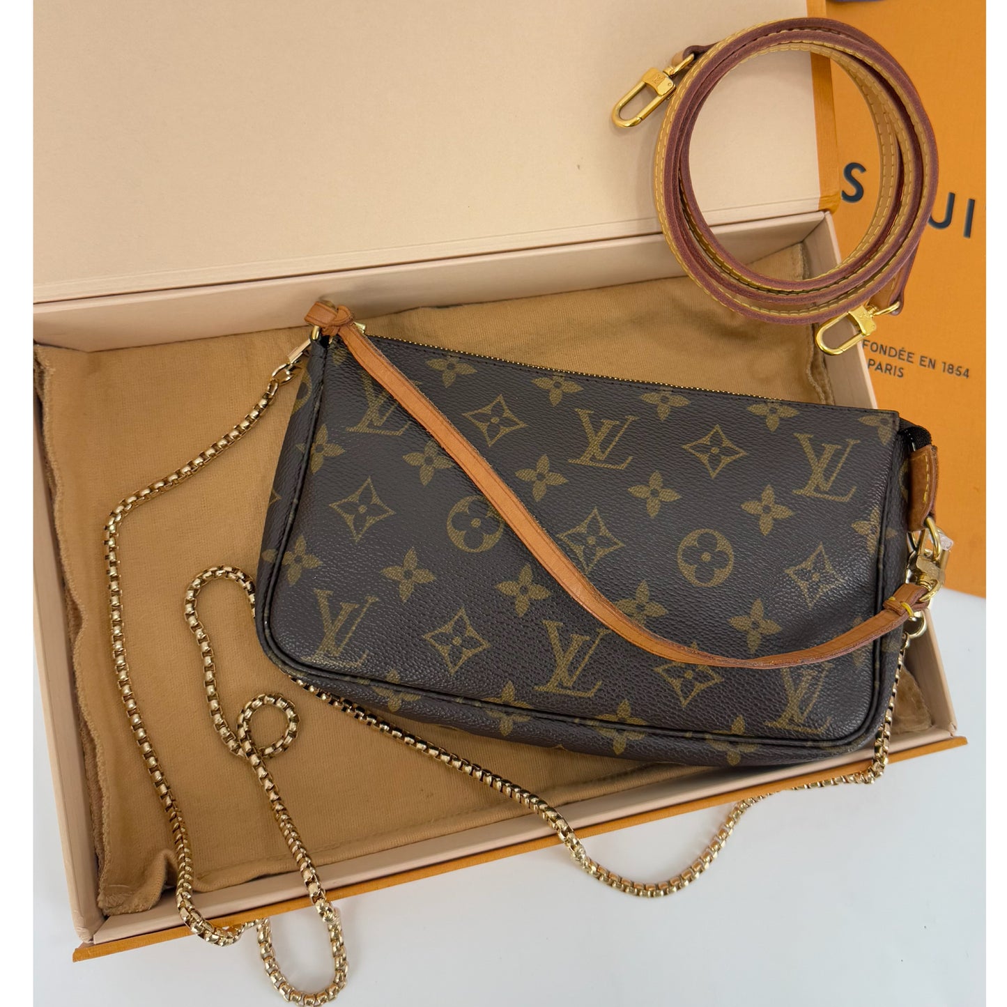 Louis Vuitton Monogram Pochette Accesoires Pouch