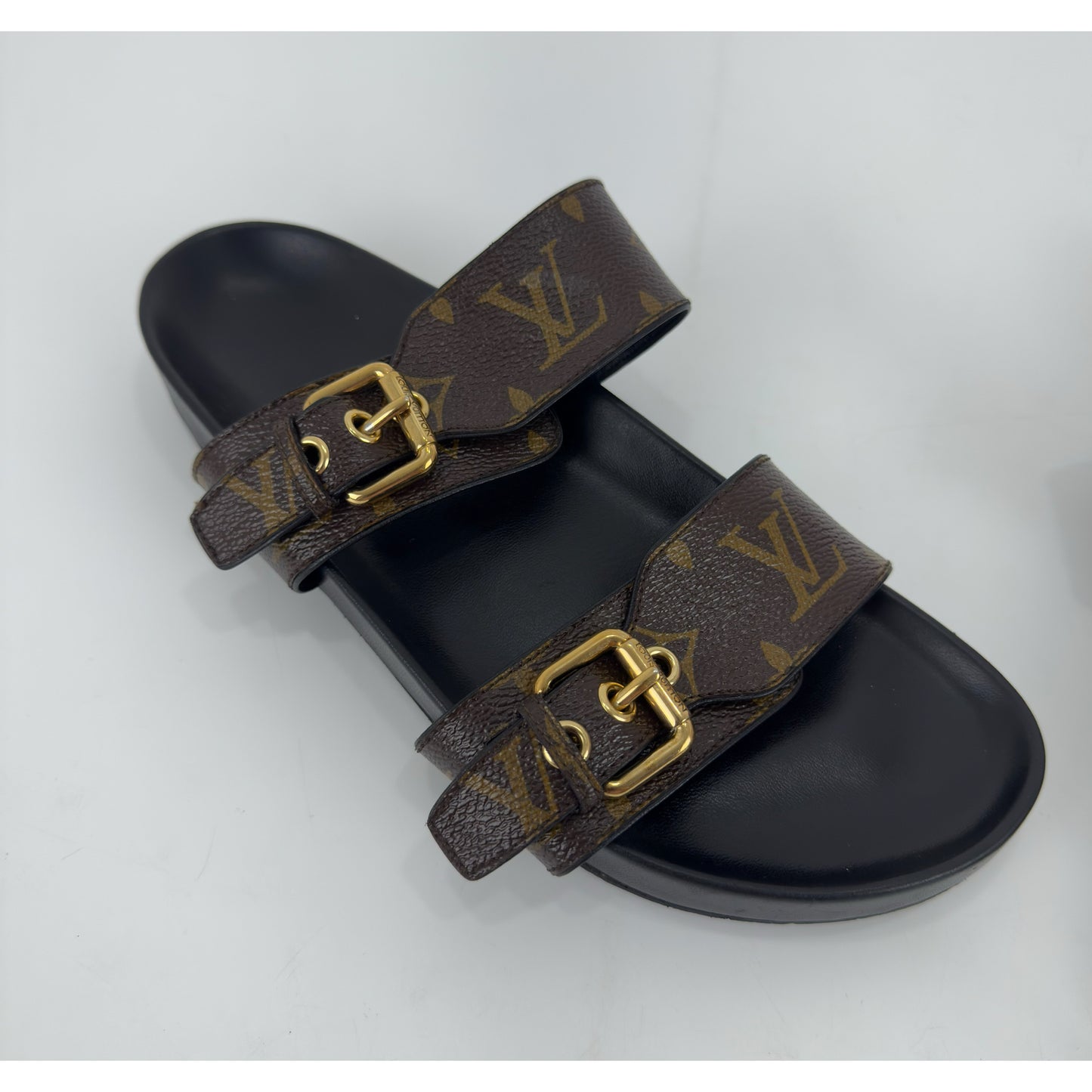 Louis Vuitton Monogram Canvas Bom Dia Comfort Mules Size 37
