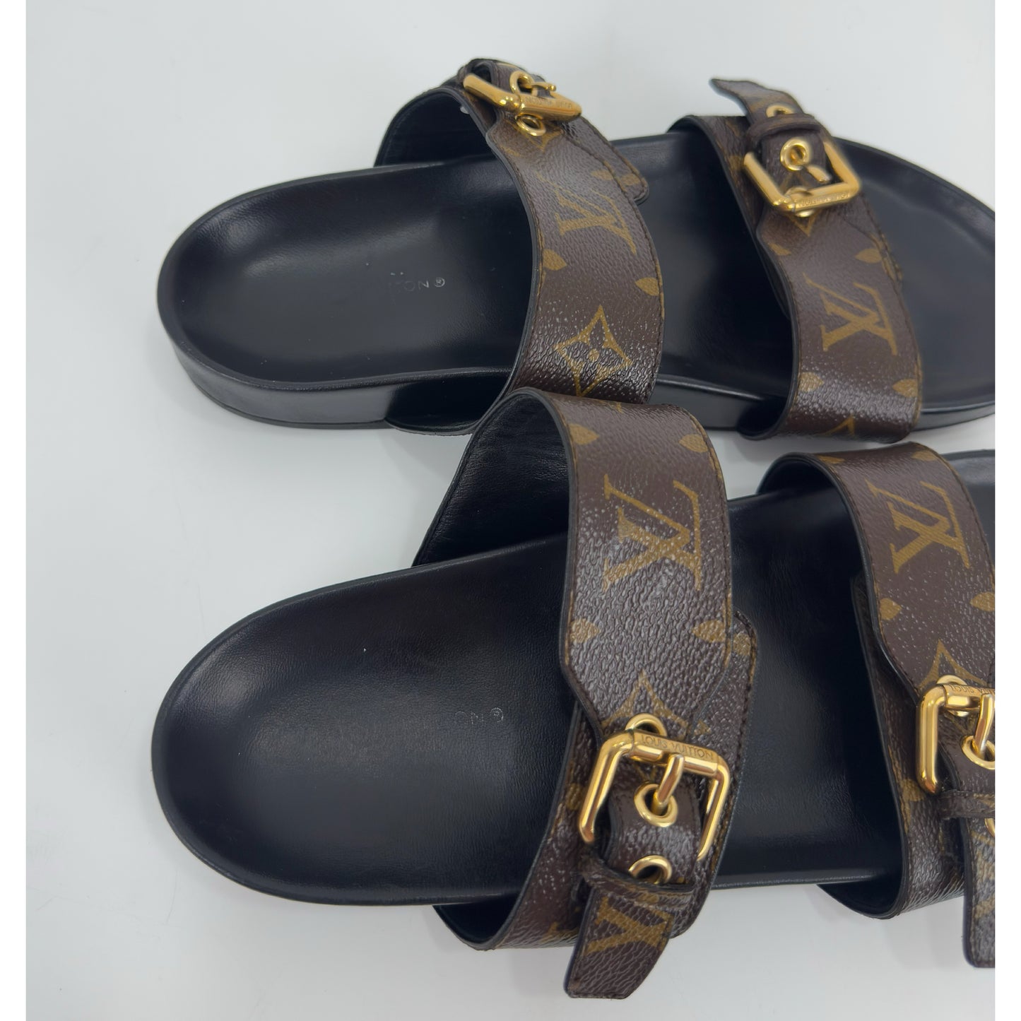 Louis Vuitton Monogram Canvas Bom Dia Comfort Mules Size 37
