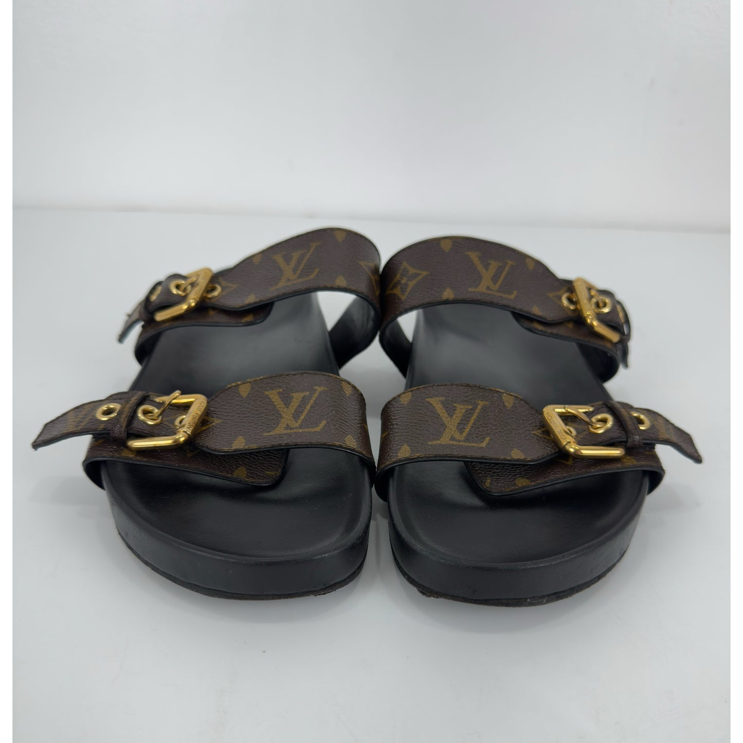 Louis Vuitton Monogram Canvas Bom Dia Comfort Mules Size 37
