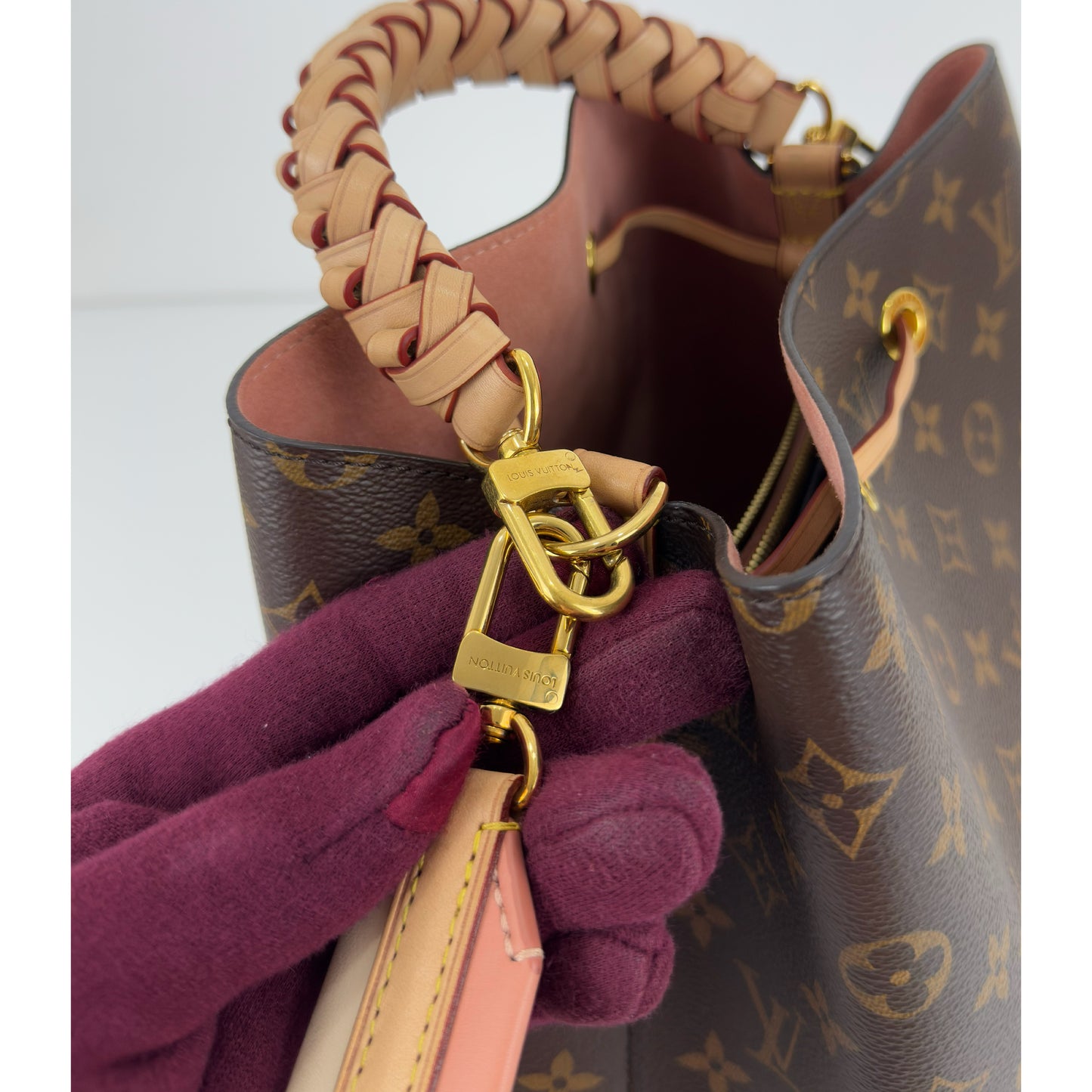 Louis Vuitton NeoNoe MM Braided Handle Monogram