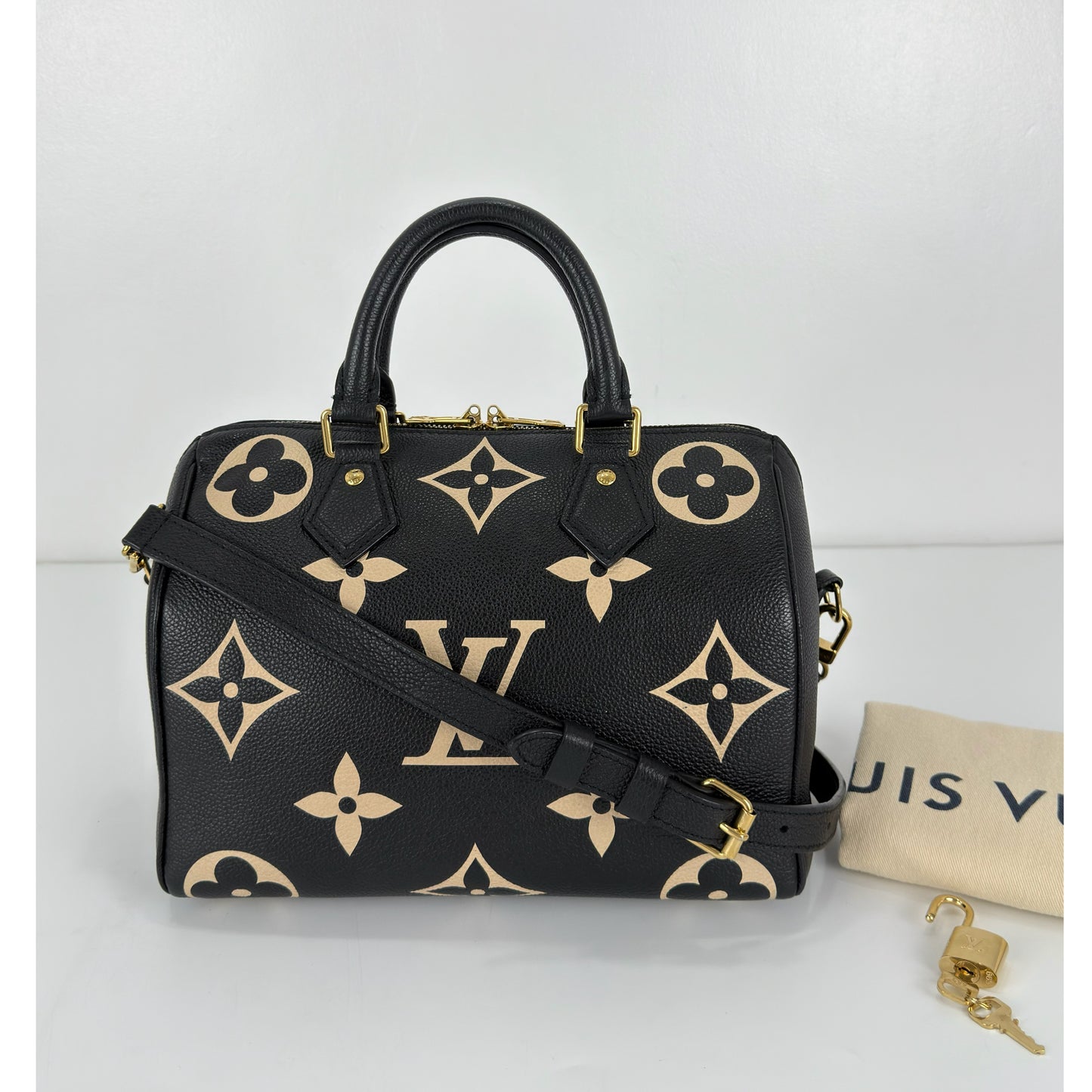 Louis Vuitton Speedy Bandoulière 25 Bicolor Monogram