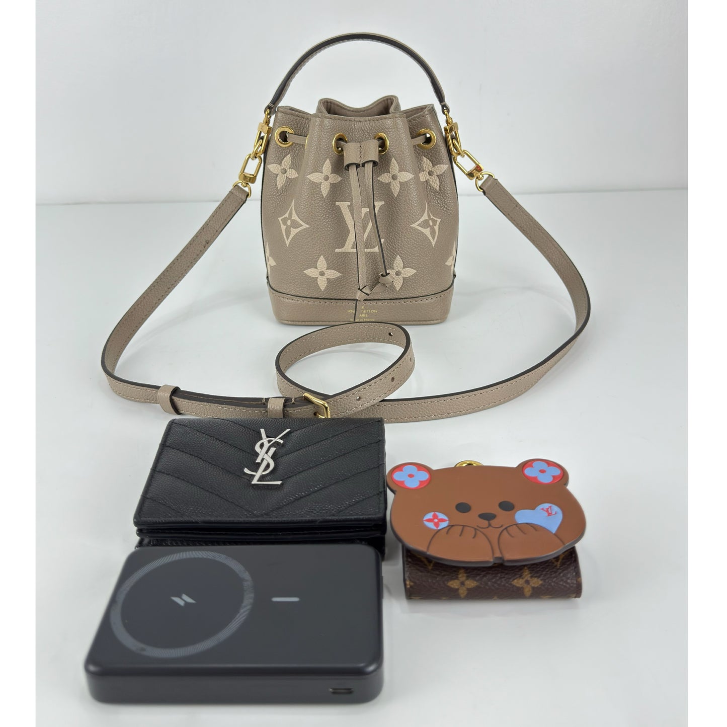 Louis Vuitton Nano Noé Bicolour Monogram Empreinte