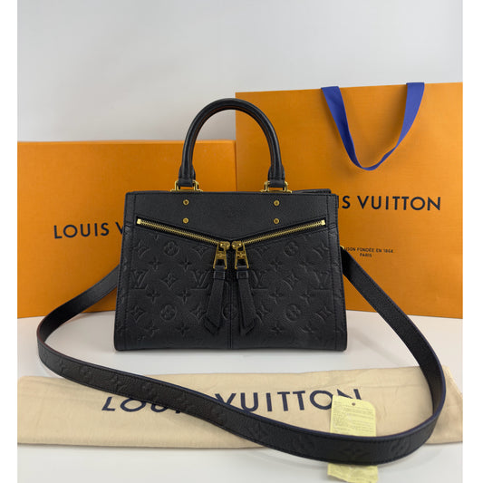 Louis Vuitton Empreinte Sully Pm Black Tote