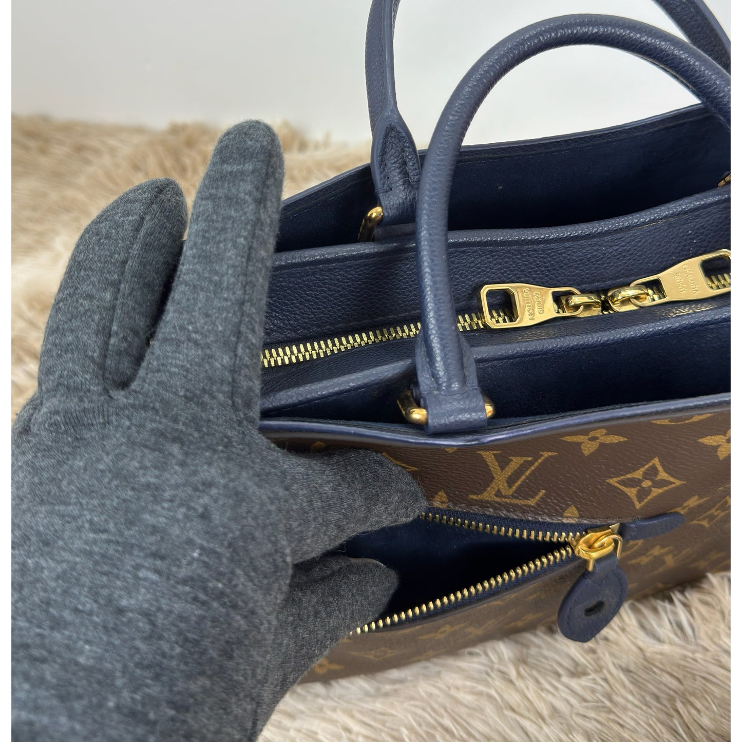 Louis Vuitton Popincourt PM Monogram Marine Canvas