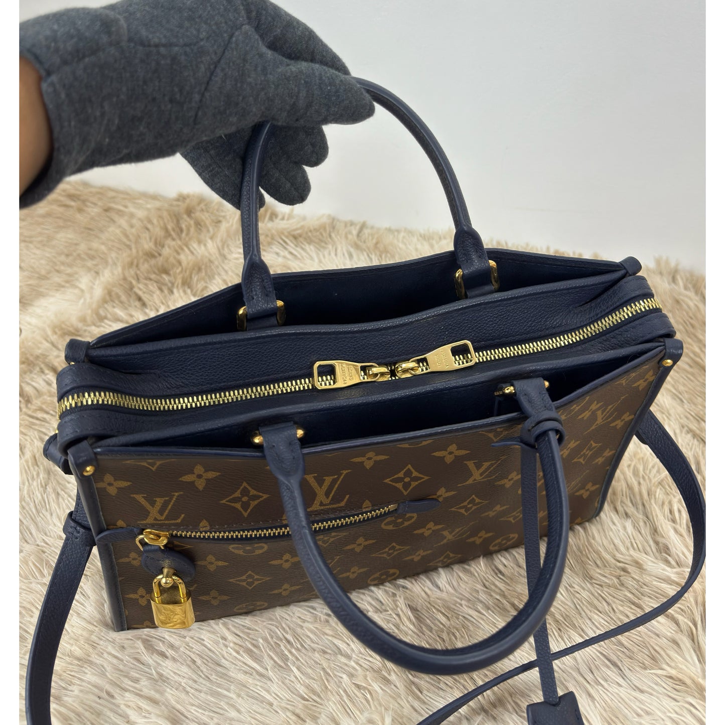 Louis Vuitton Popincourt PM Monogram Marine Canvas