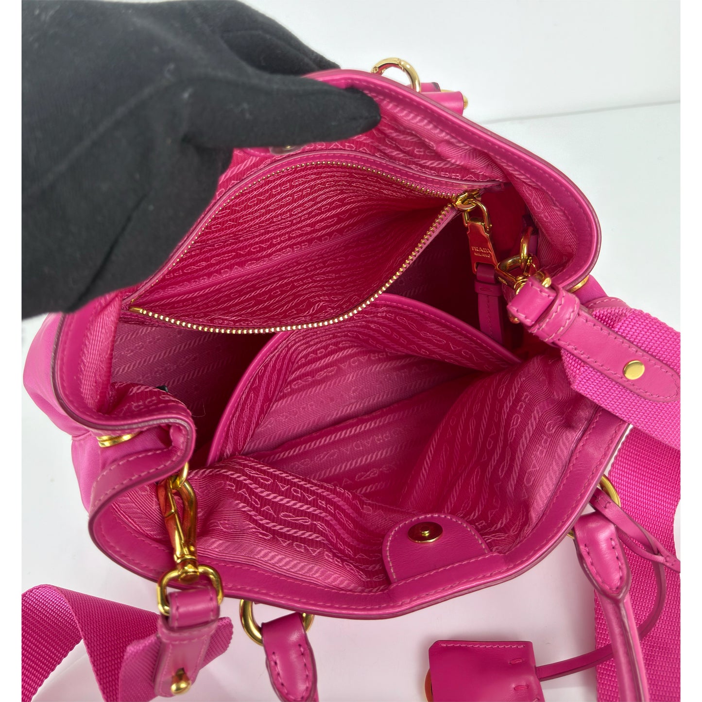 Prada Pink Prada Tessuto Nylon
