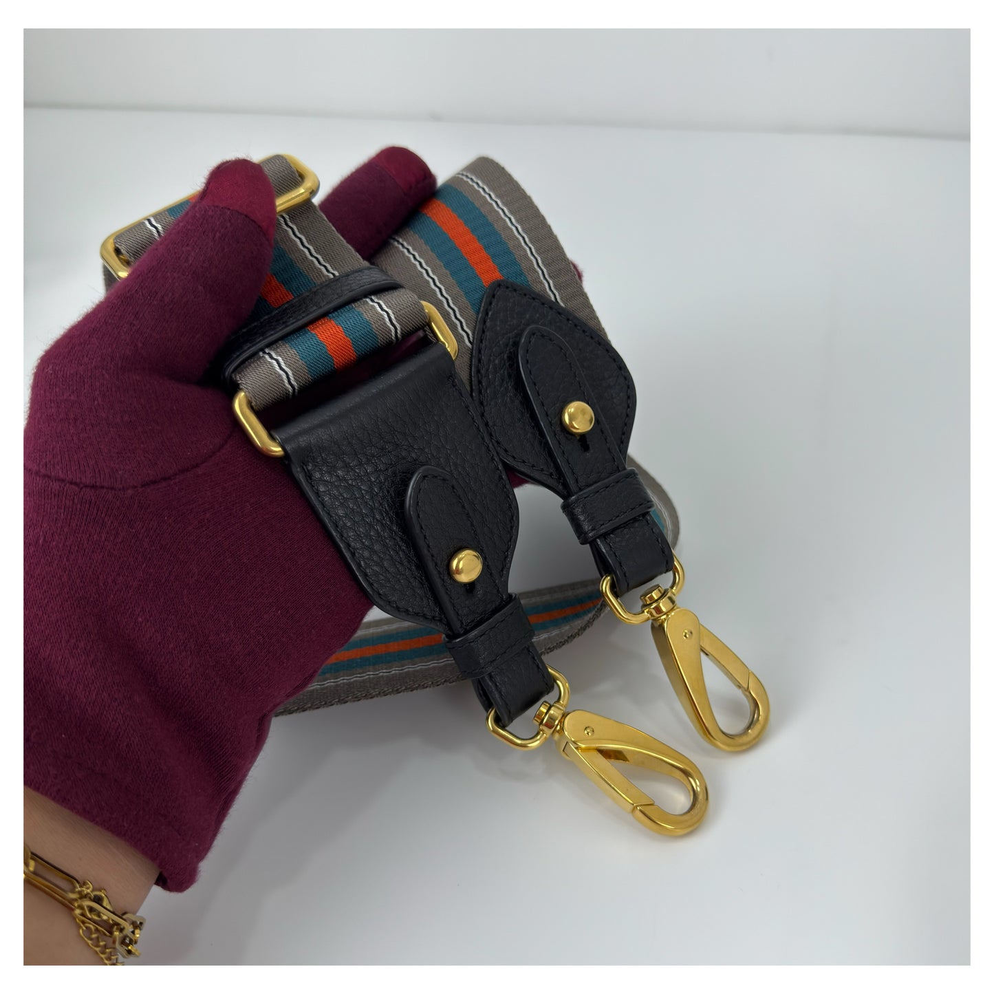 Prada Vitello Daino Leather Phenix Shoulder Bag