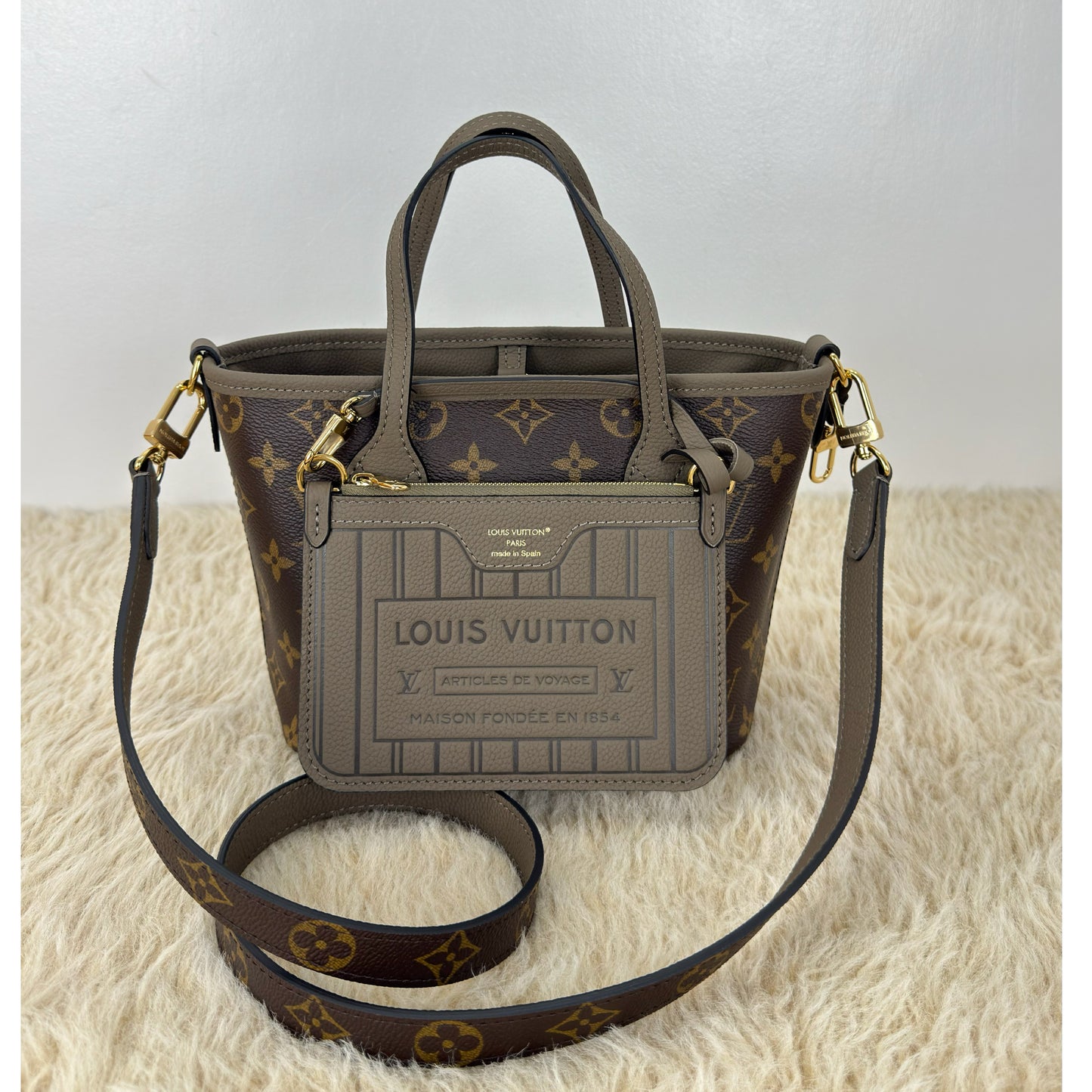 Louis Vuitton Inside Out BB Dark Fango Monogram